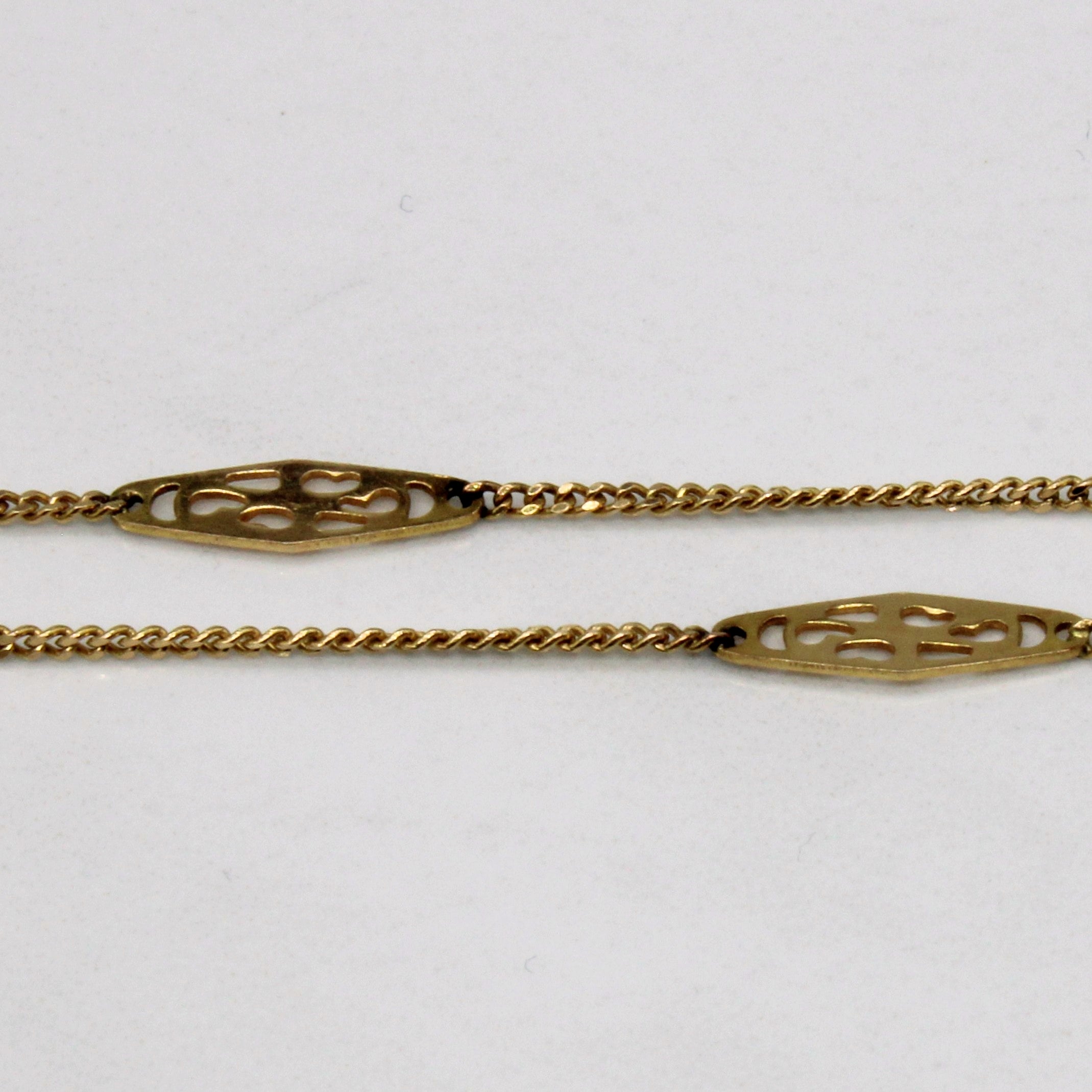 14k Yellow Gold Necklace | 14" |