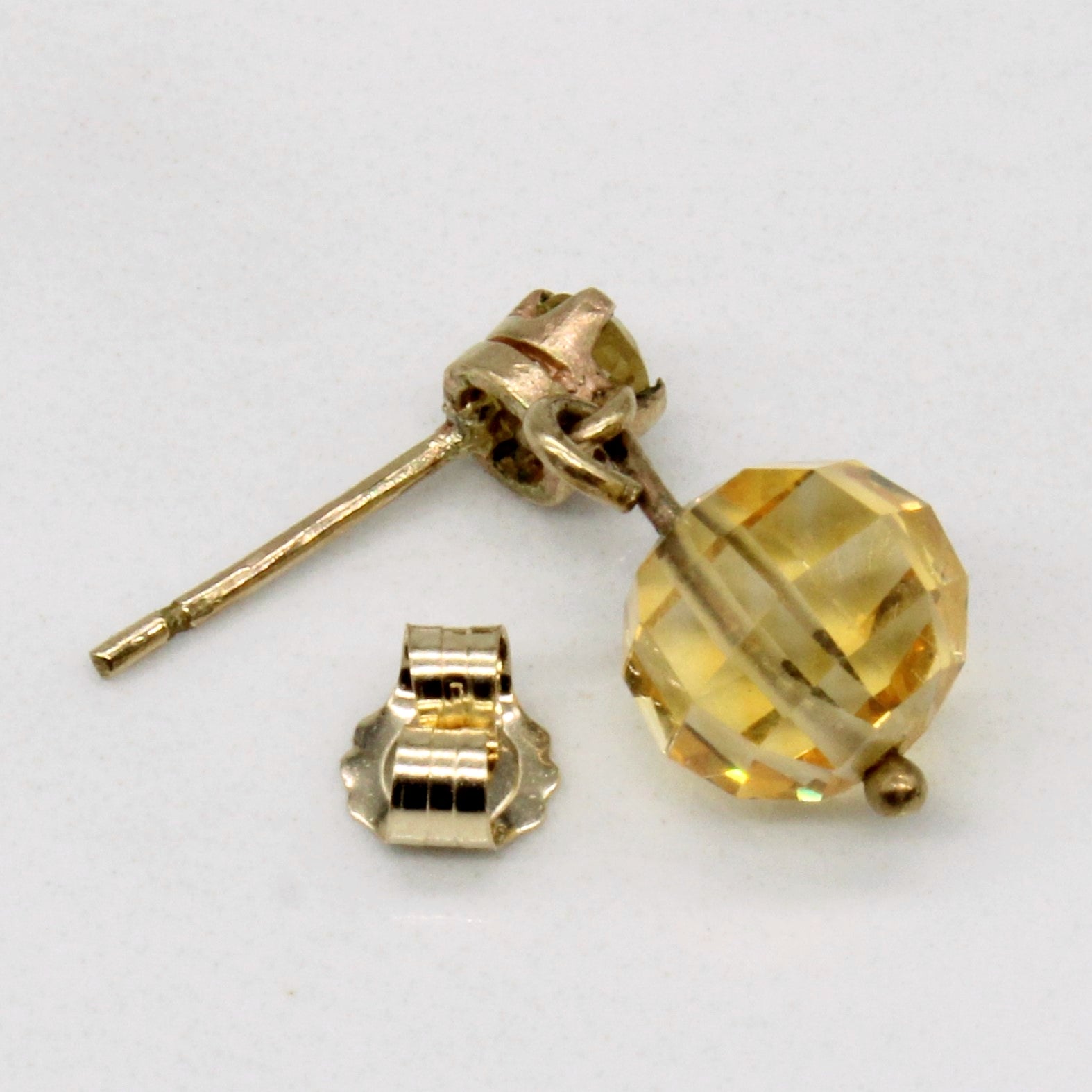 Citrine Bead Earrings | 3.20ctw |