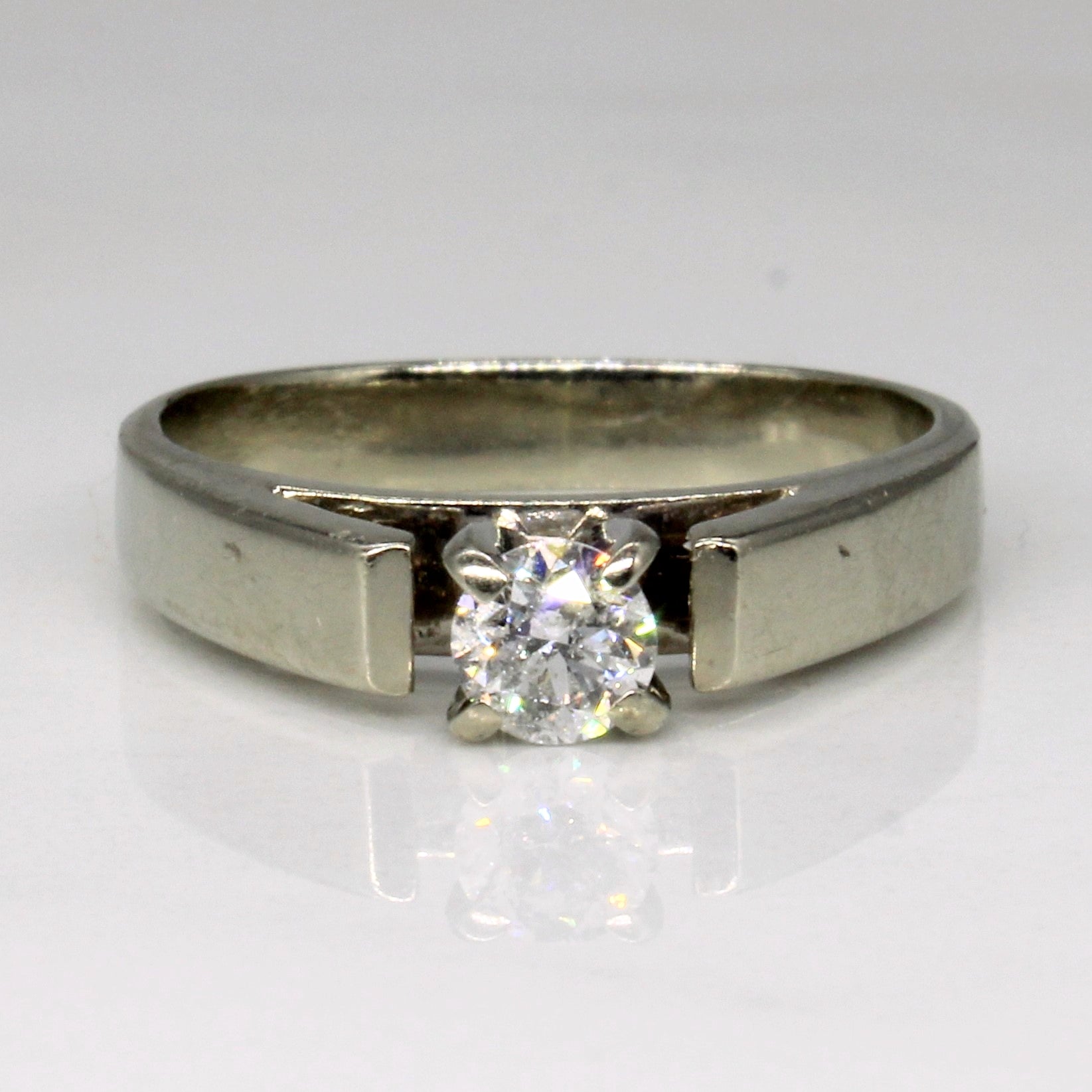 High Set Diamond Engagement Ring | 0.21ct | SZ 5.25 |