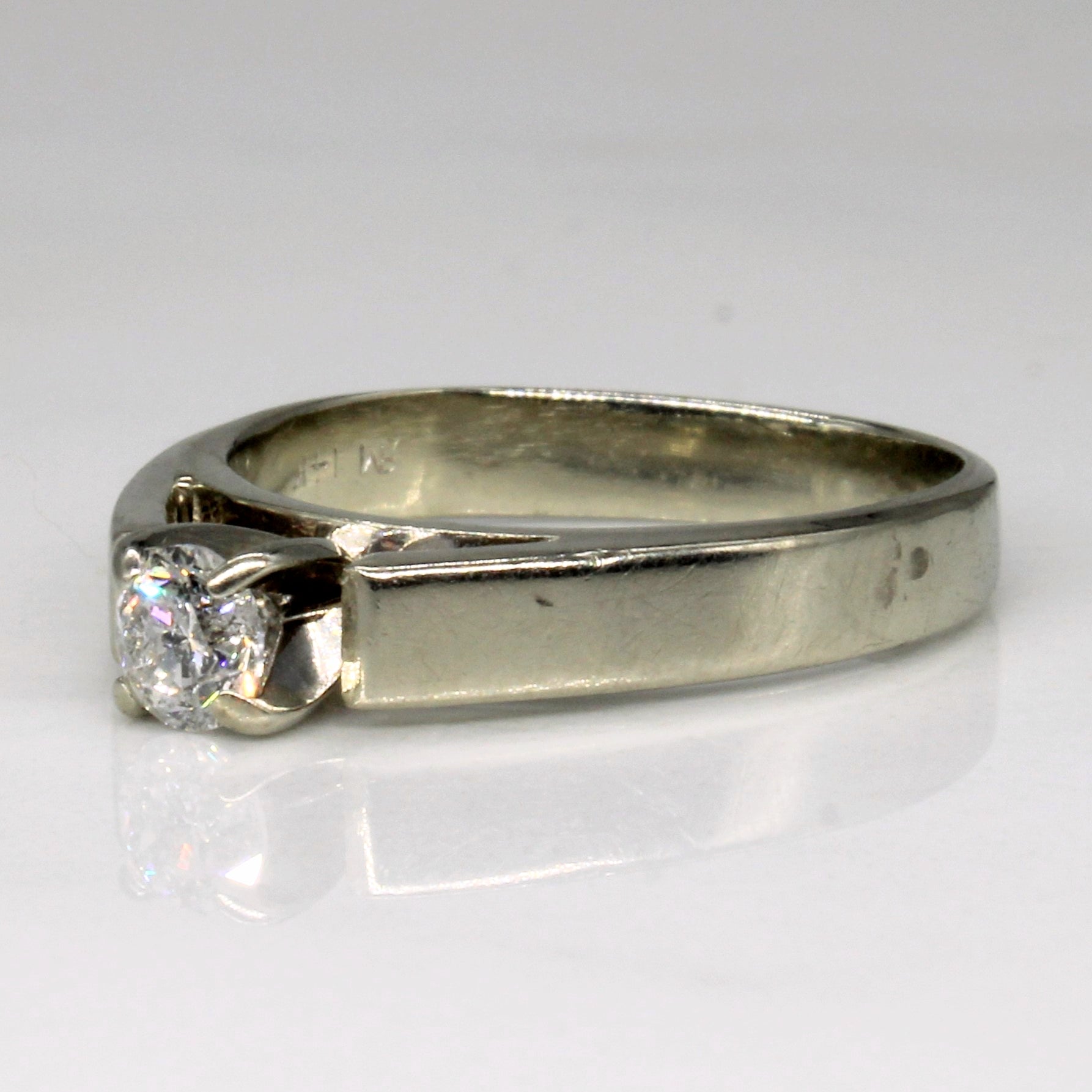 High Set Diamond Engagement Ring | 0.21ct | SZ 5.25 |