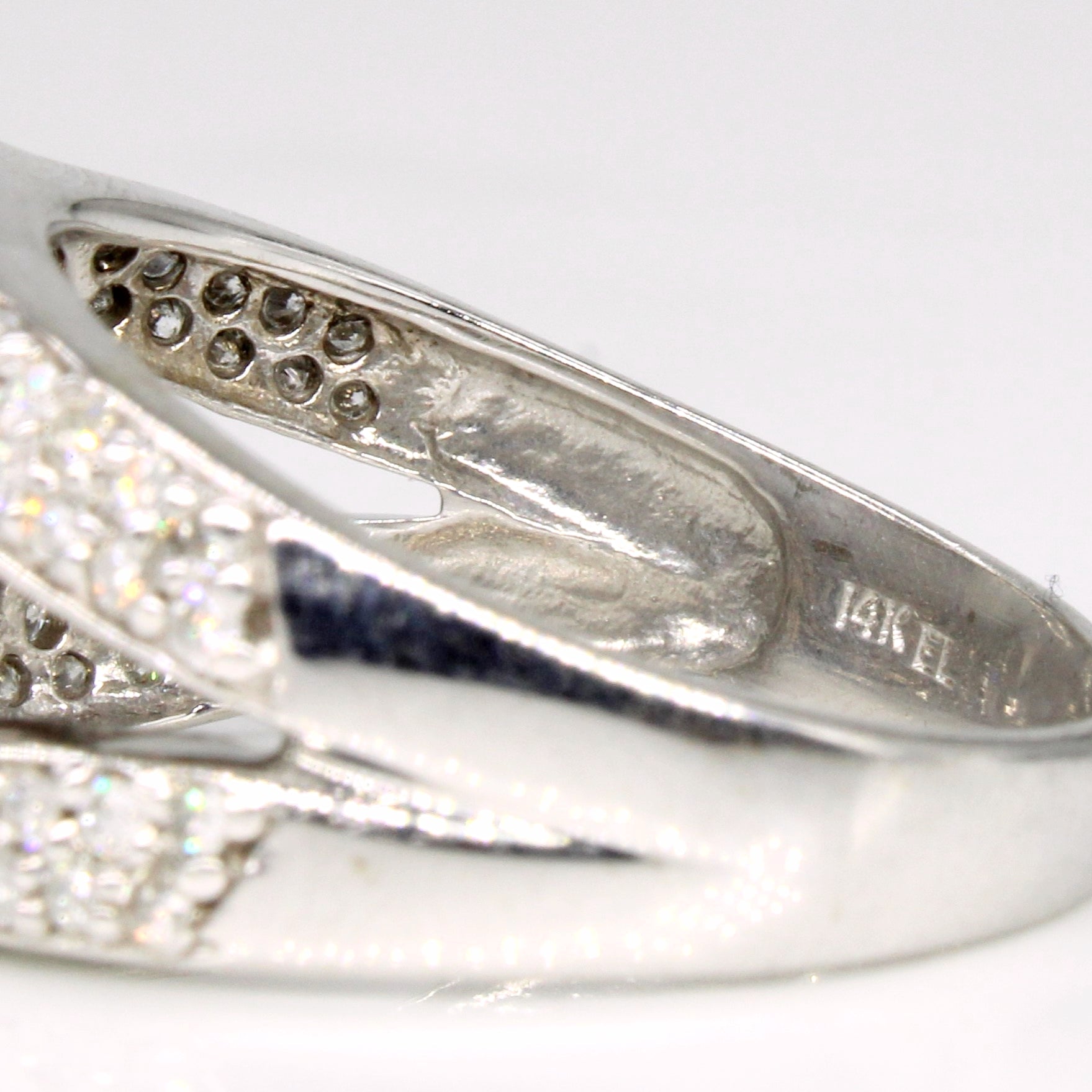 Pave Set Diamond Ring | 0.96ctw | SZ 9.75 |