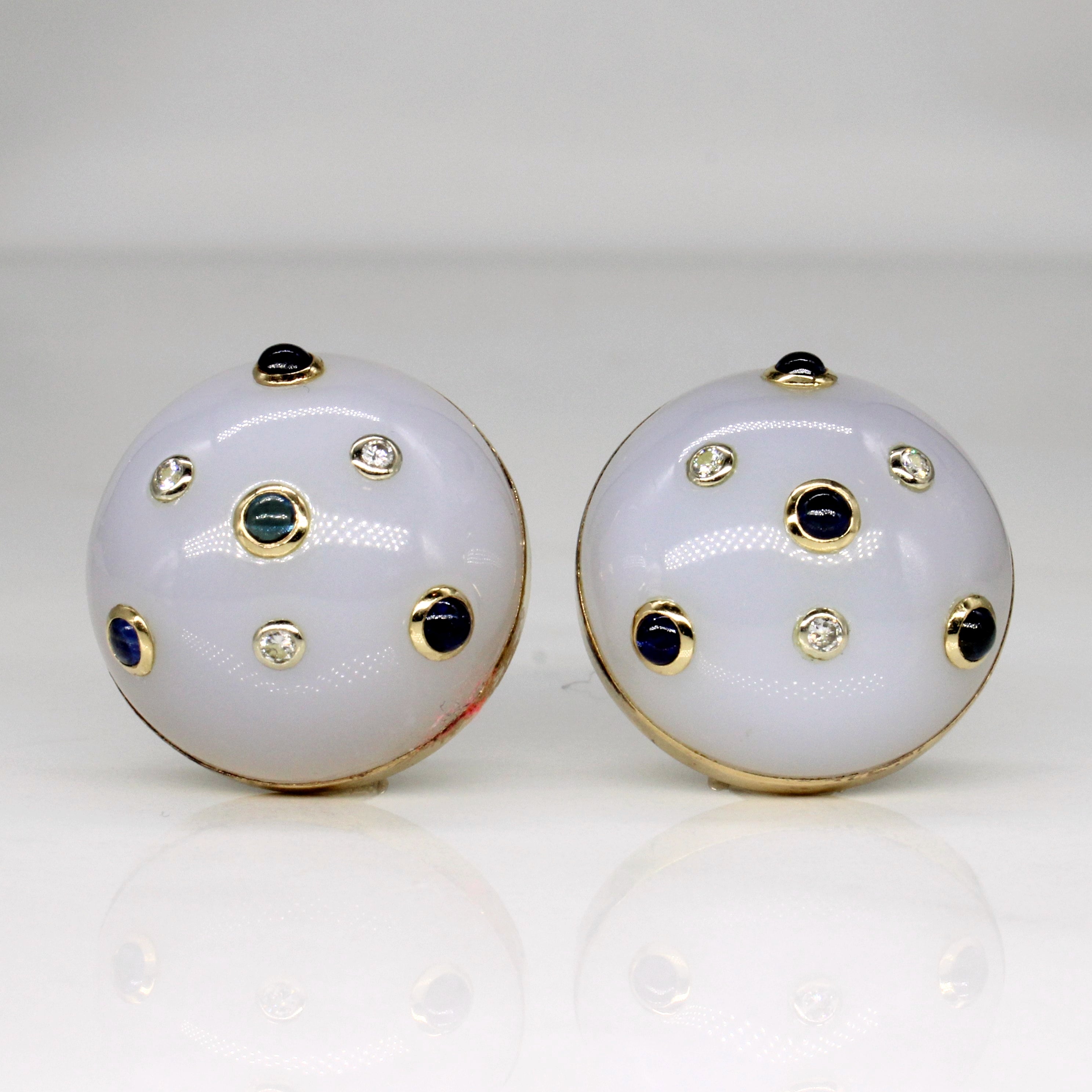 Trianon' Multi Gem Cocktail Earrings | 50.66ctw |