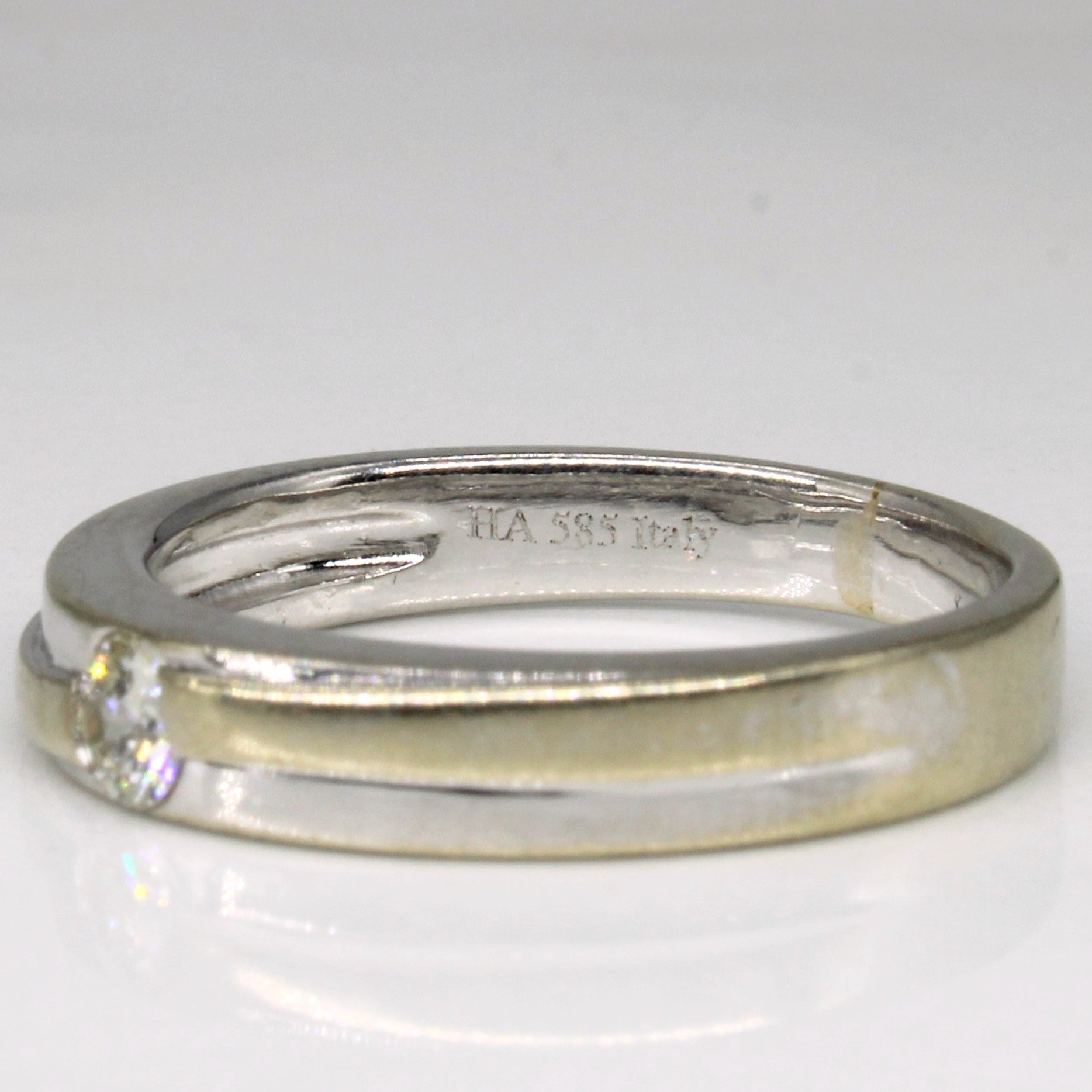 Flush Set Diamond Band | 0.15ct | SZ 6.75 |