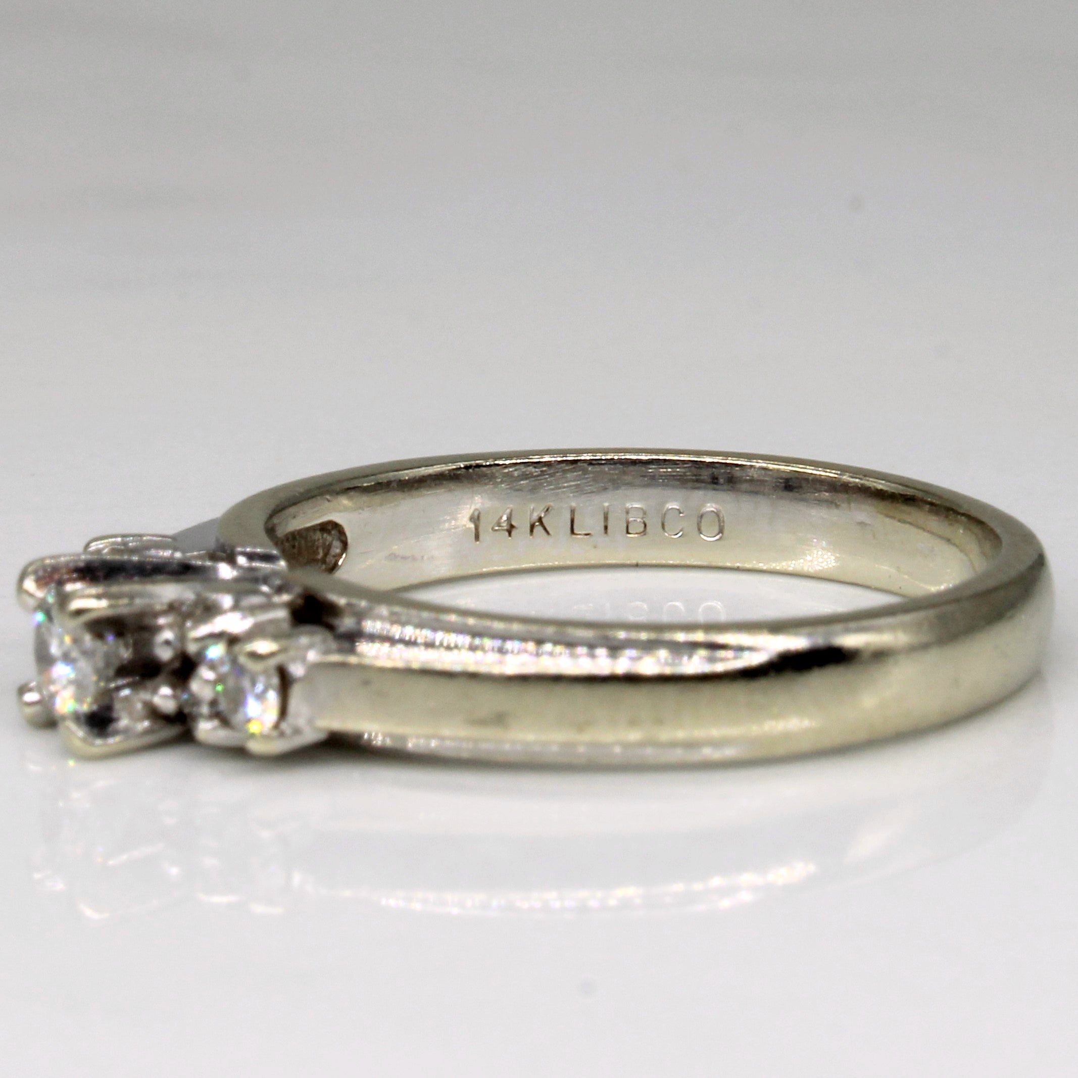 Cluster Set Diamond Engagement Ring | 0.22ctw | SZ 6.5 |