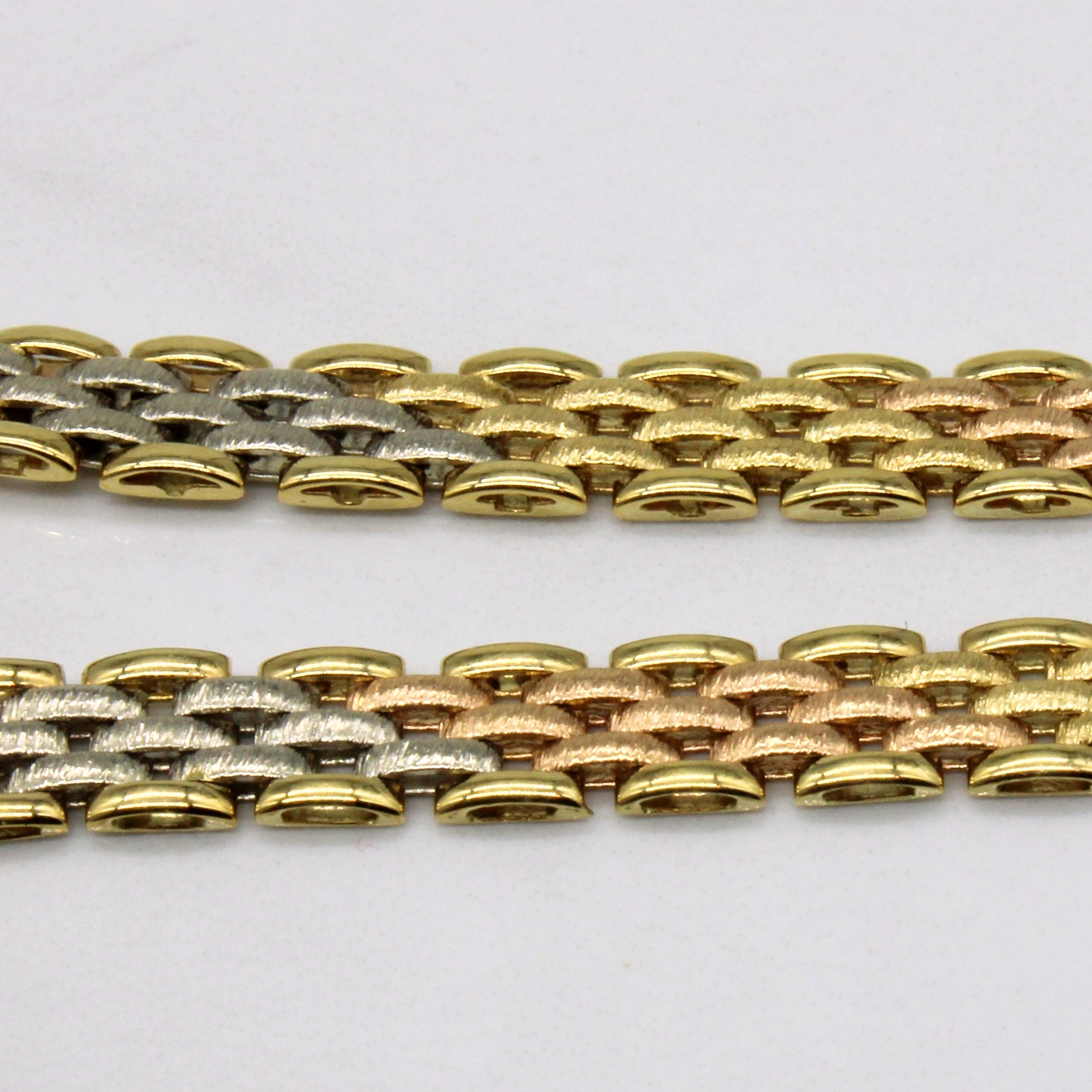 18k Tri Tone Gold Chain | 17" |