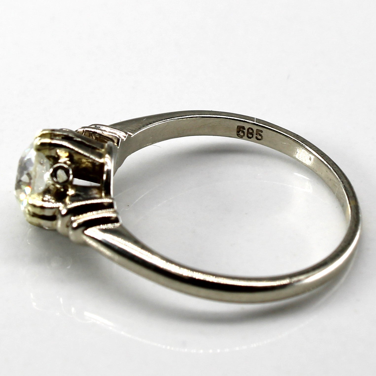 Circa 1930 Old European Cut Solitaire Diamond Engagement Ring | 0.75ct VS2/SI1 K/L | SZ 6 |