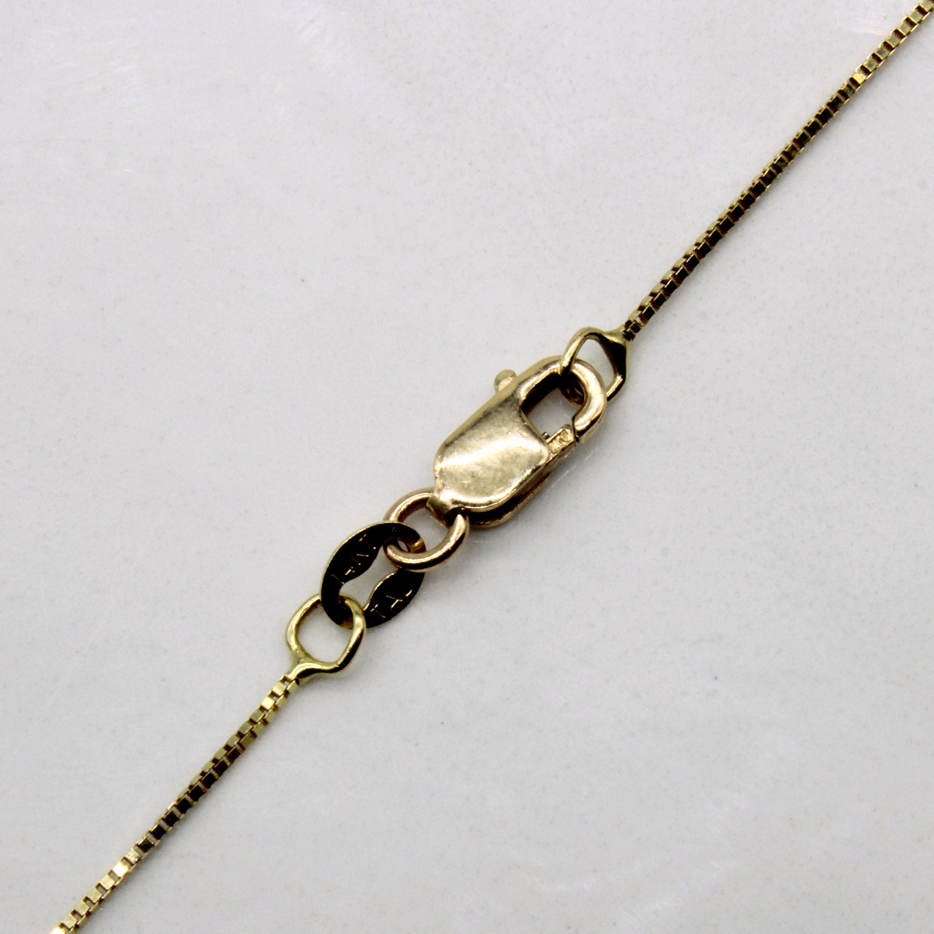 Channel Set Diamond Pendant & Necklace | 0.10ctw | 18" |