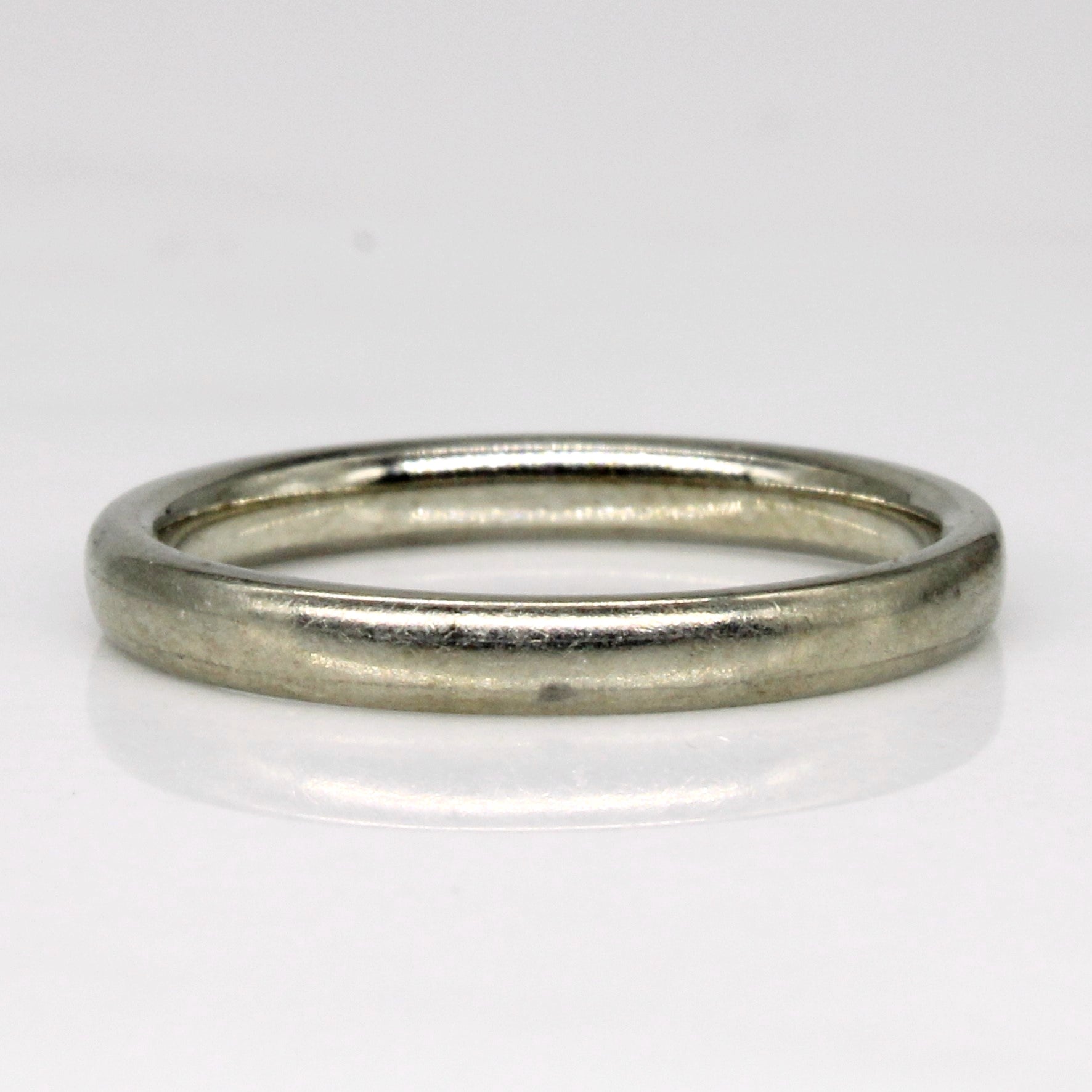18k White Gold Band | SZ 5 |
