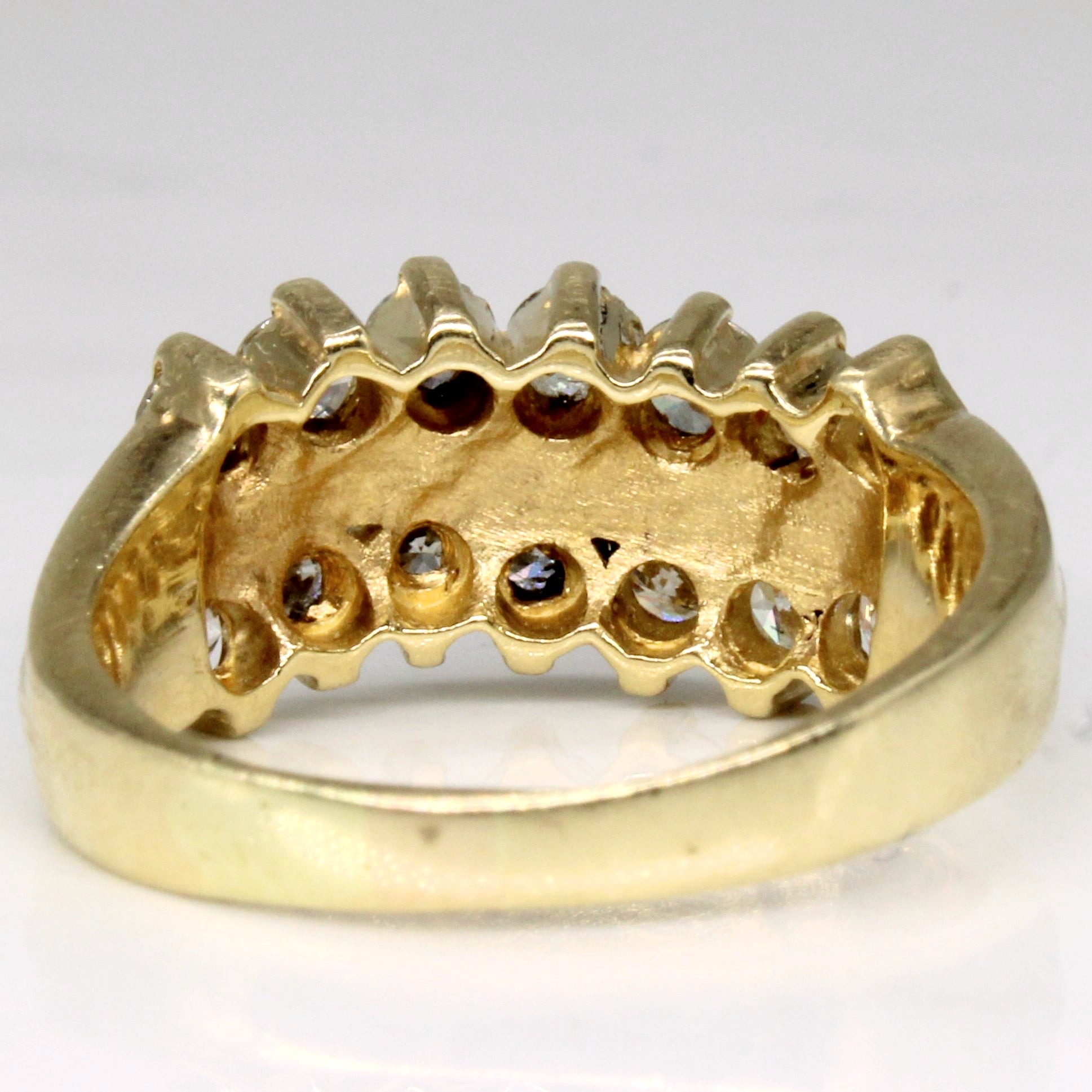Diamond Waterfall Ring | 1.20ctw | SZ 7 |