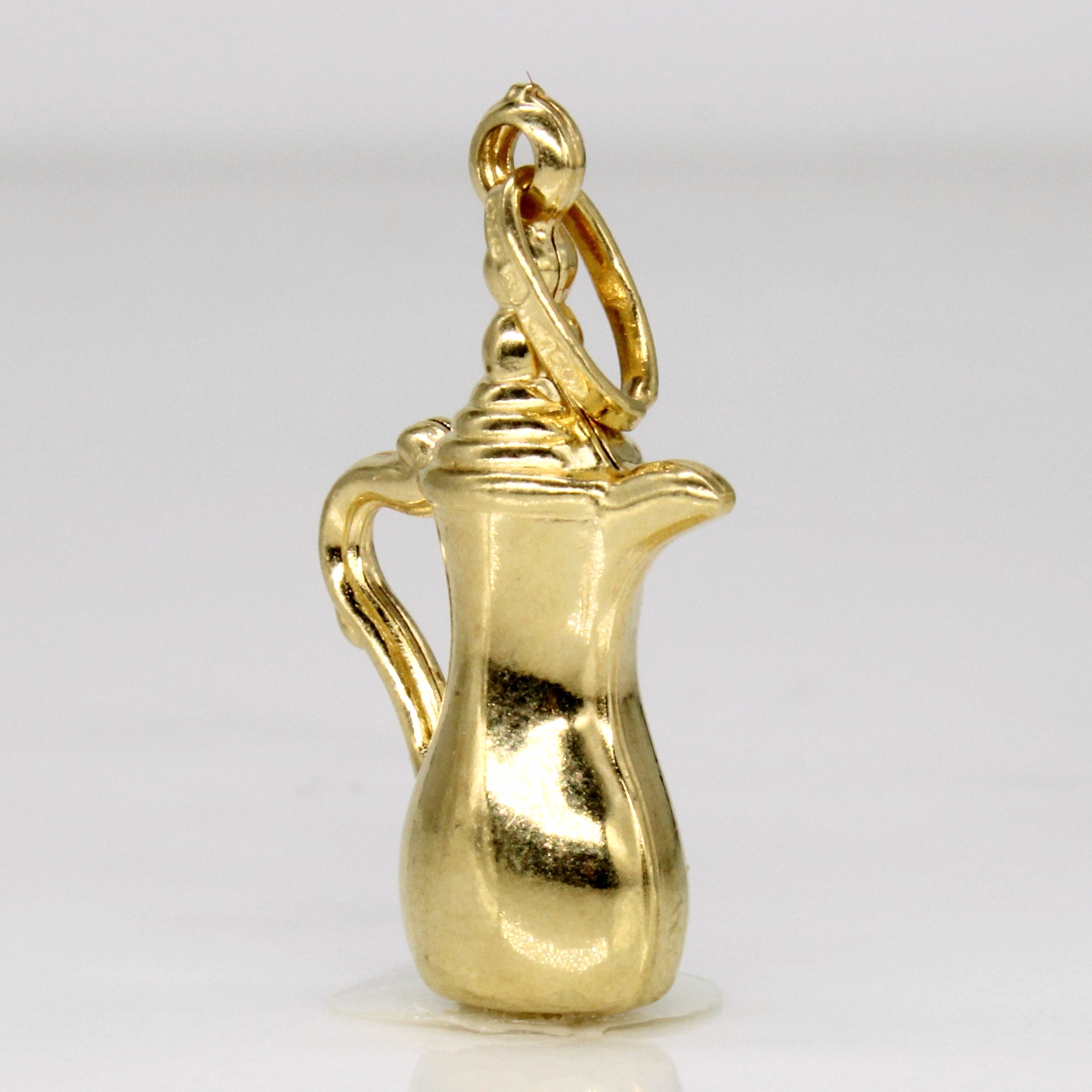 18k Yellow Gold Pitcher Charm