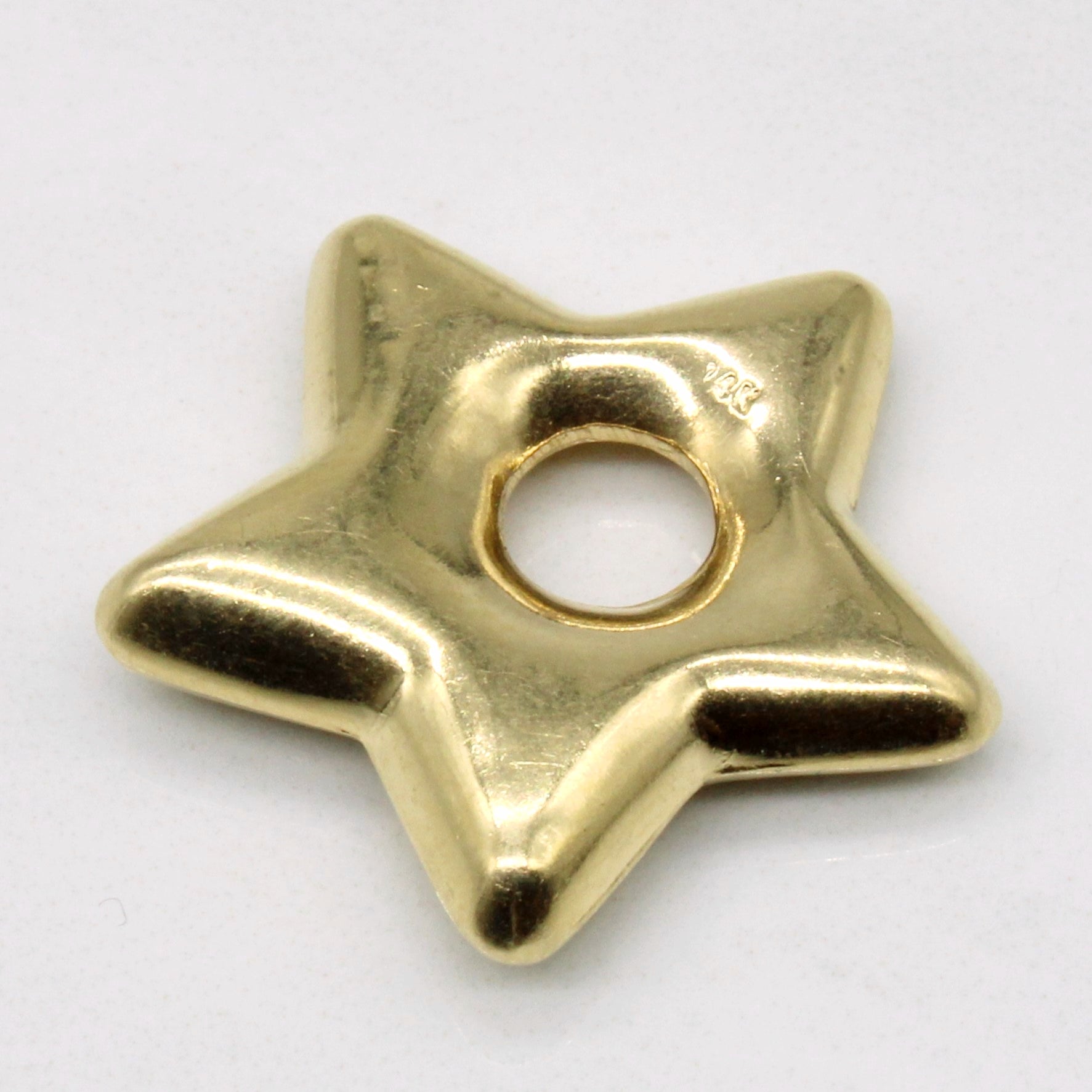 14k Yellow Gold Star Charm