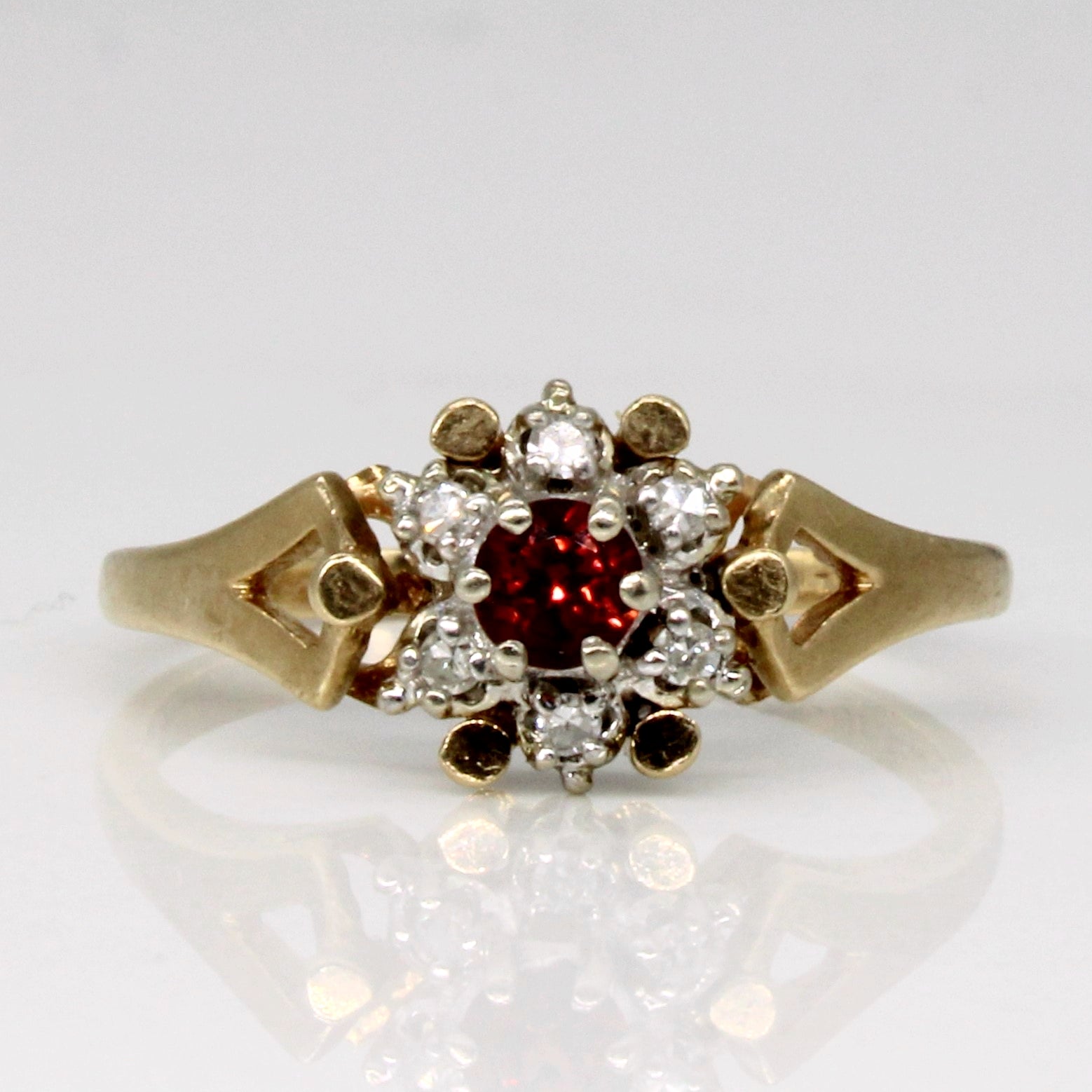 Ruby & Diamond Ring | 0.10ct, 0.03ctw | SZ 5.75 |