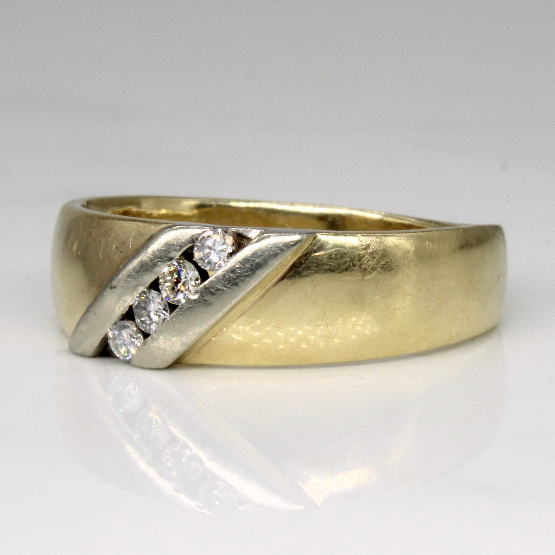 Diamond Waterfall Ring | 0.12ctw | SZ 9.25 |