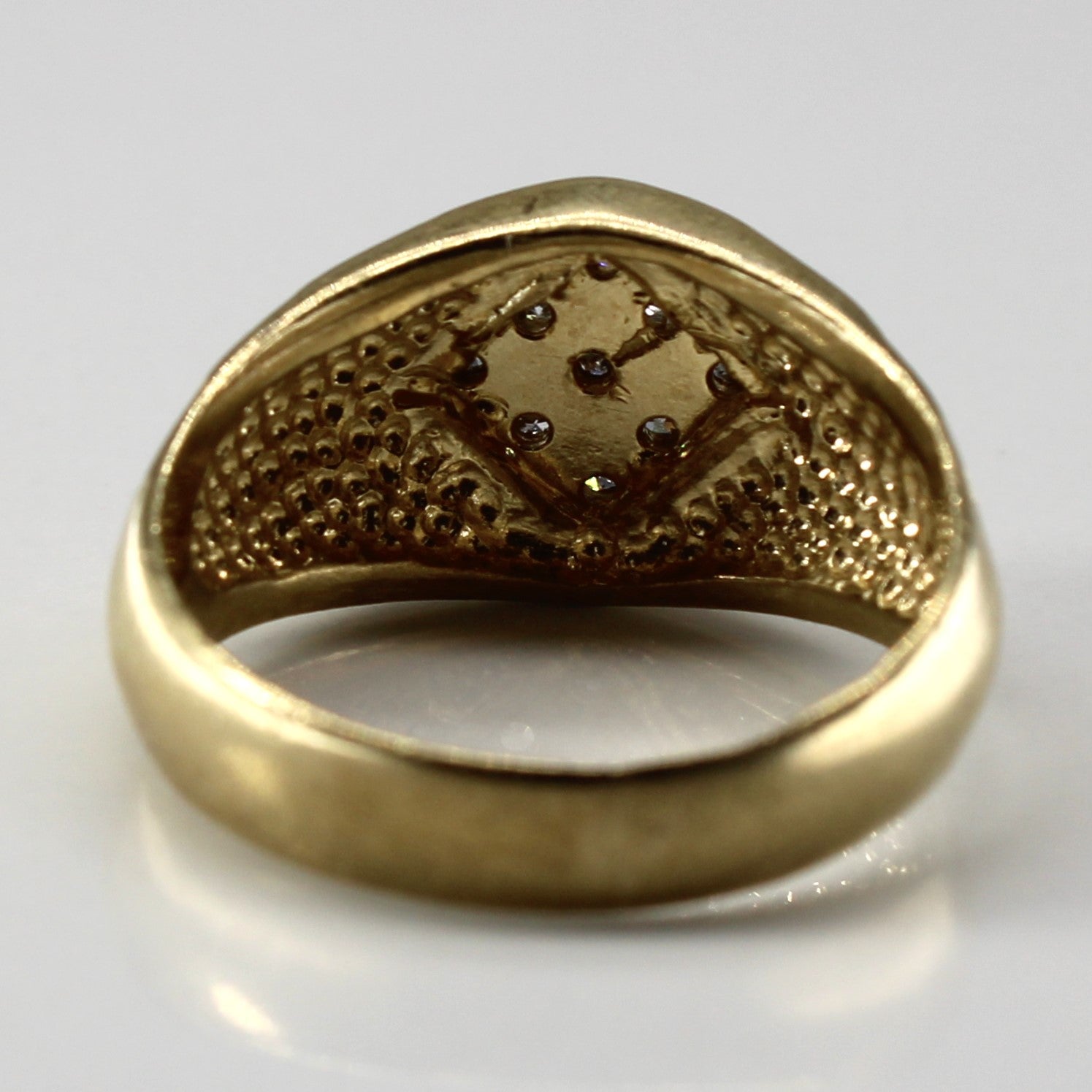 Diamond Dome Ring | 0.09ctw | SZ 6.75 |