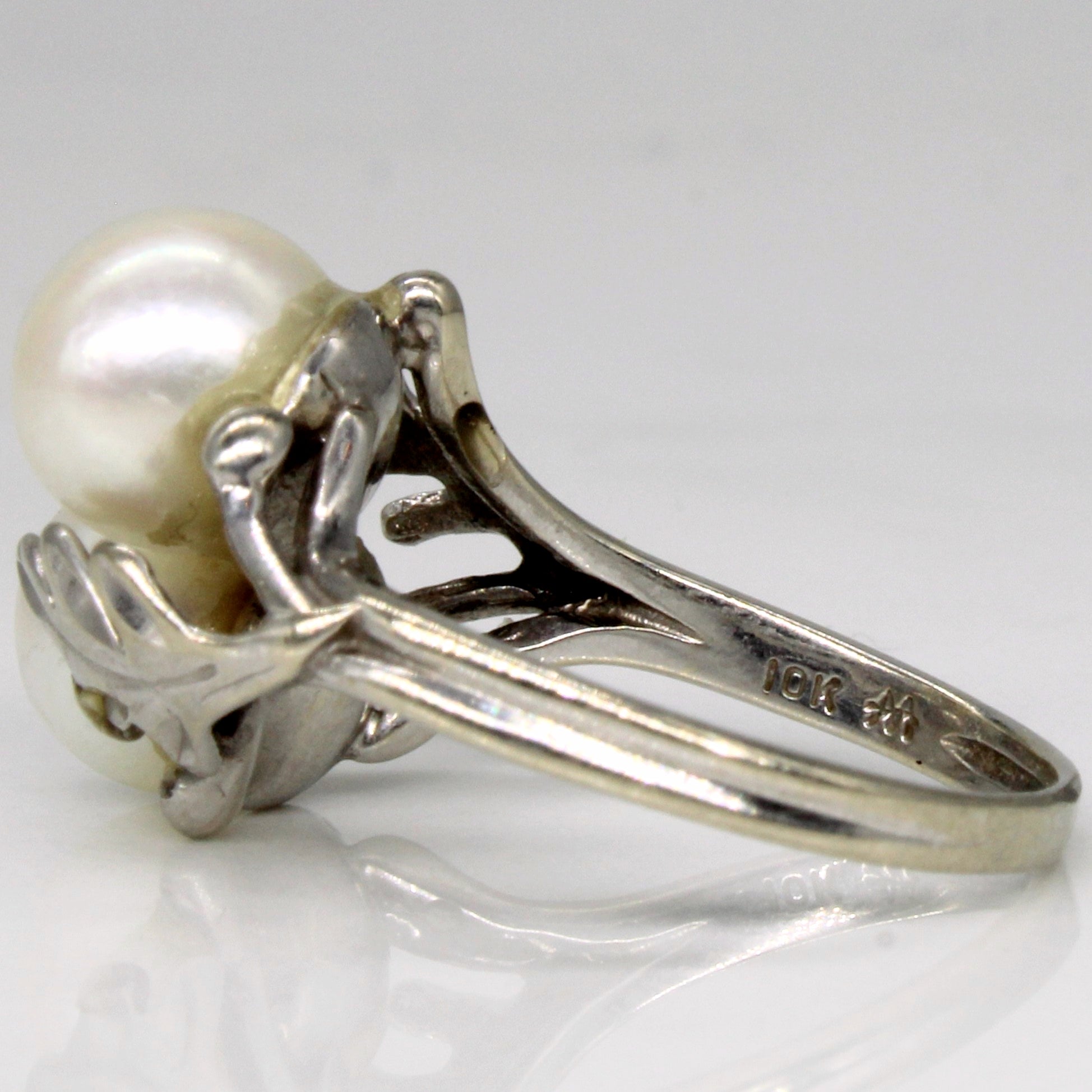Twin Pearl Ring | SZ 5.5 |