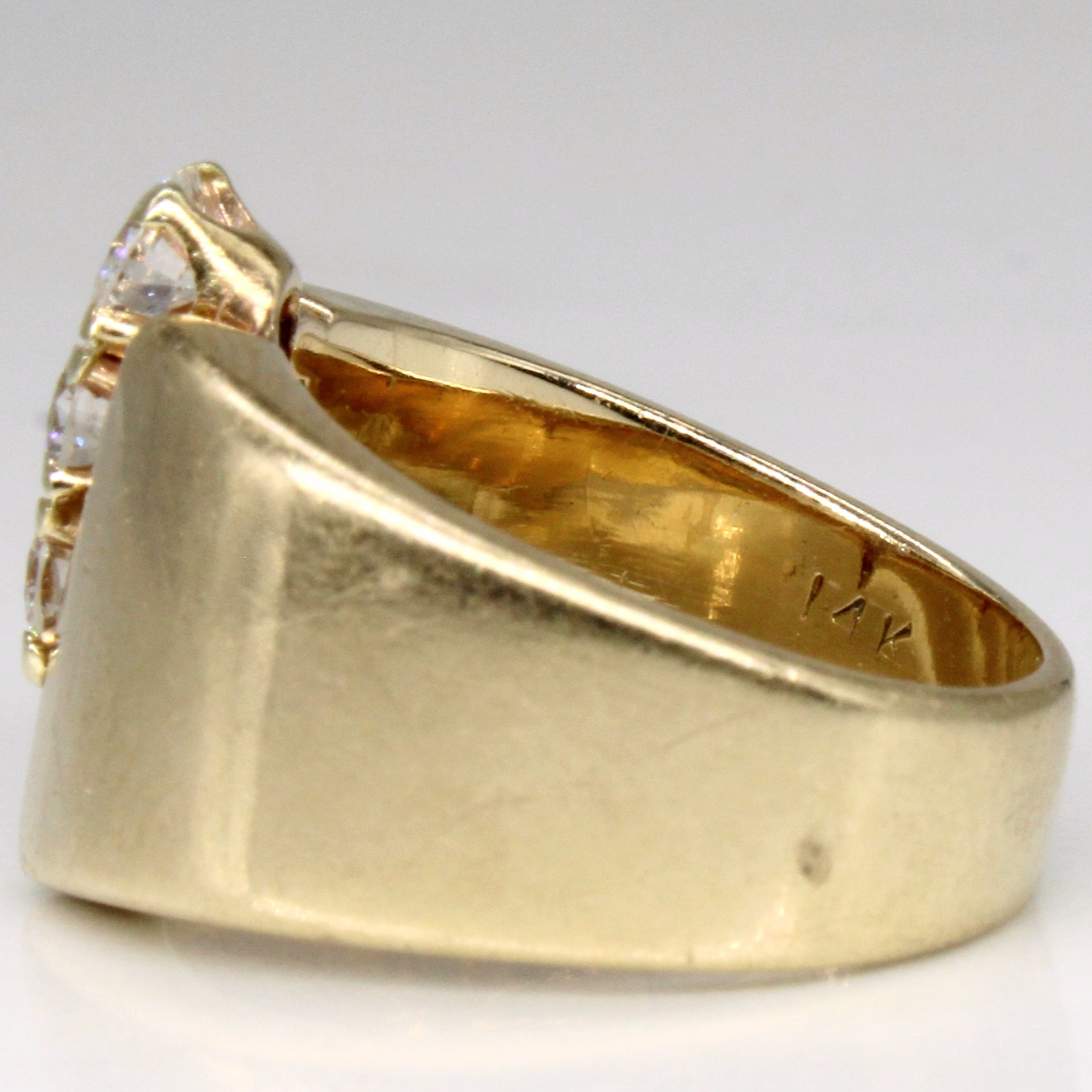 Vertical Set Diamond Ring | 0.45ctw | SZ 4.75 |