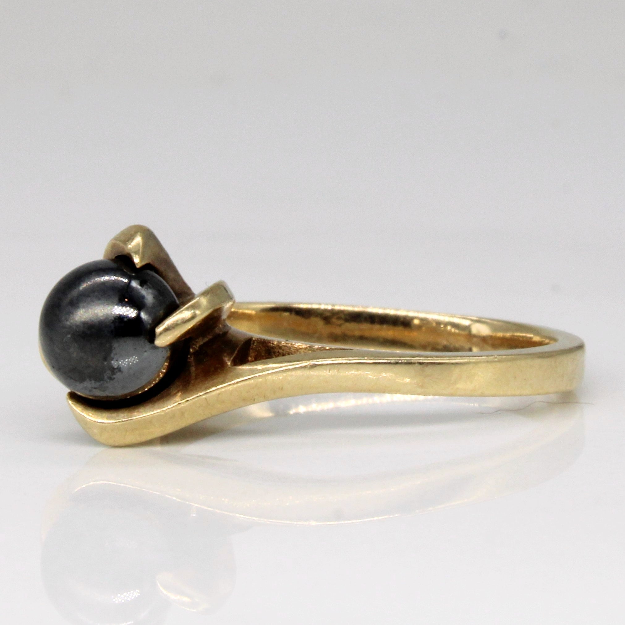 Bypass Hematite Ring | 2.65ct | SZ 5.5 |
