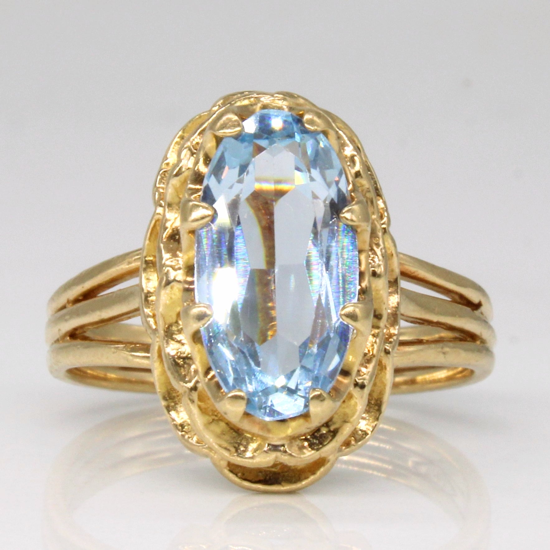 Birks' Synthetic Spinel Cocktail Ring | 1.80ct | SZ 5.75 |