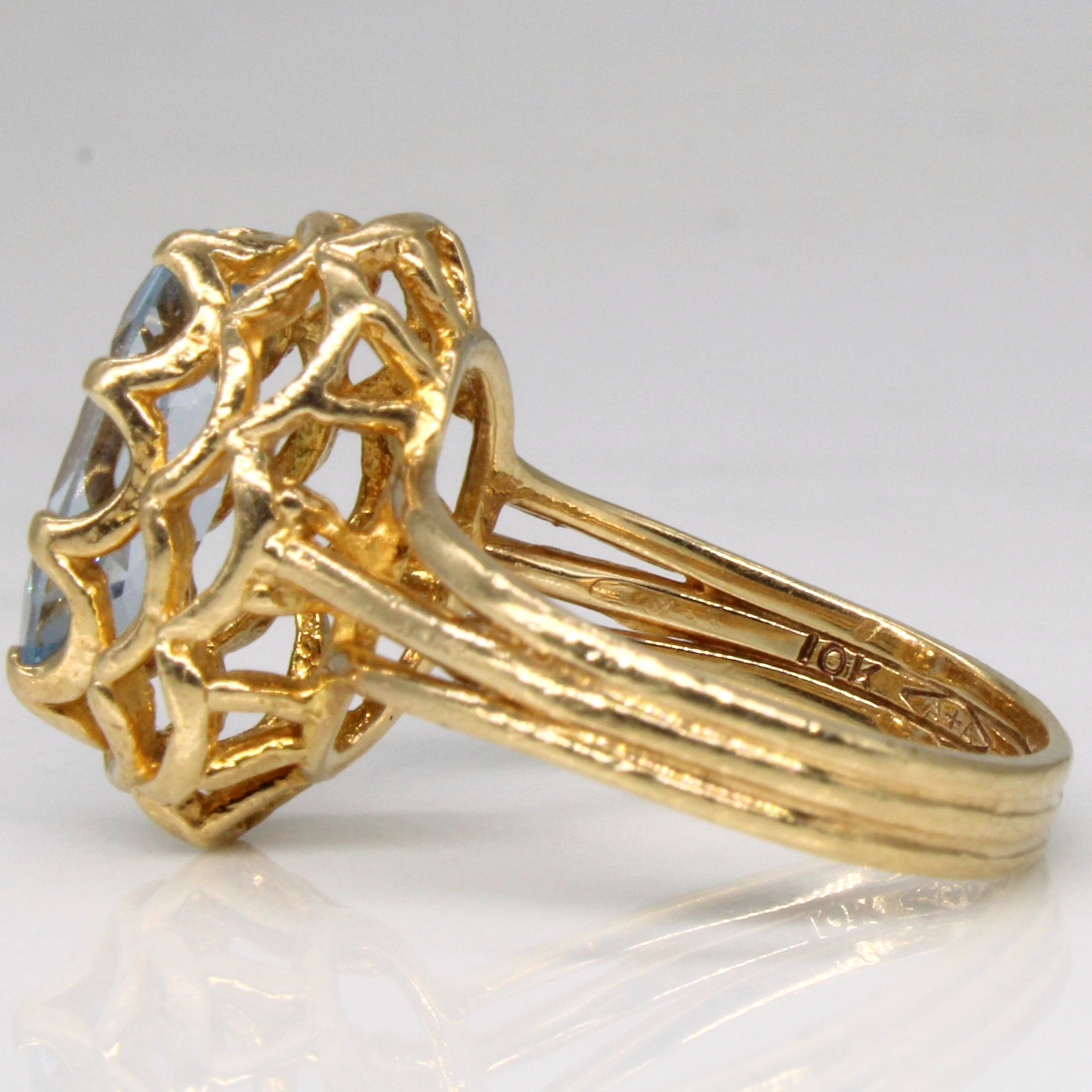 Birks' Synthetic Spinel Cocktail Ring | 1.80ct | SZ 5.75 |