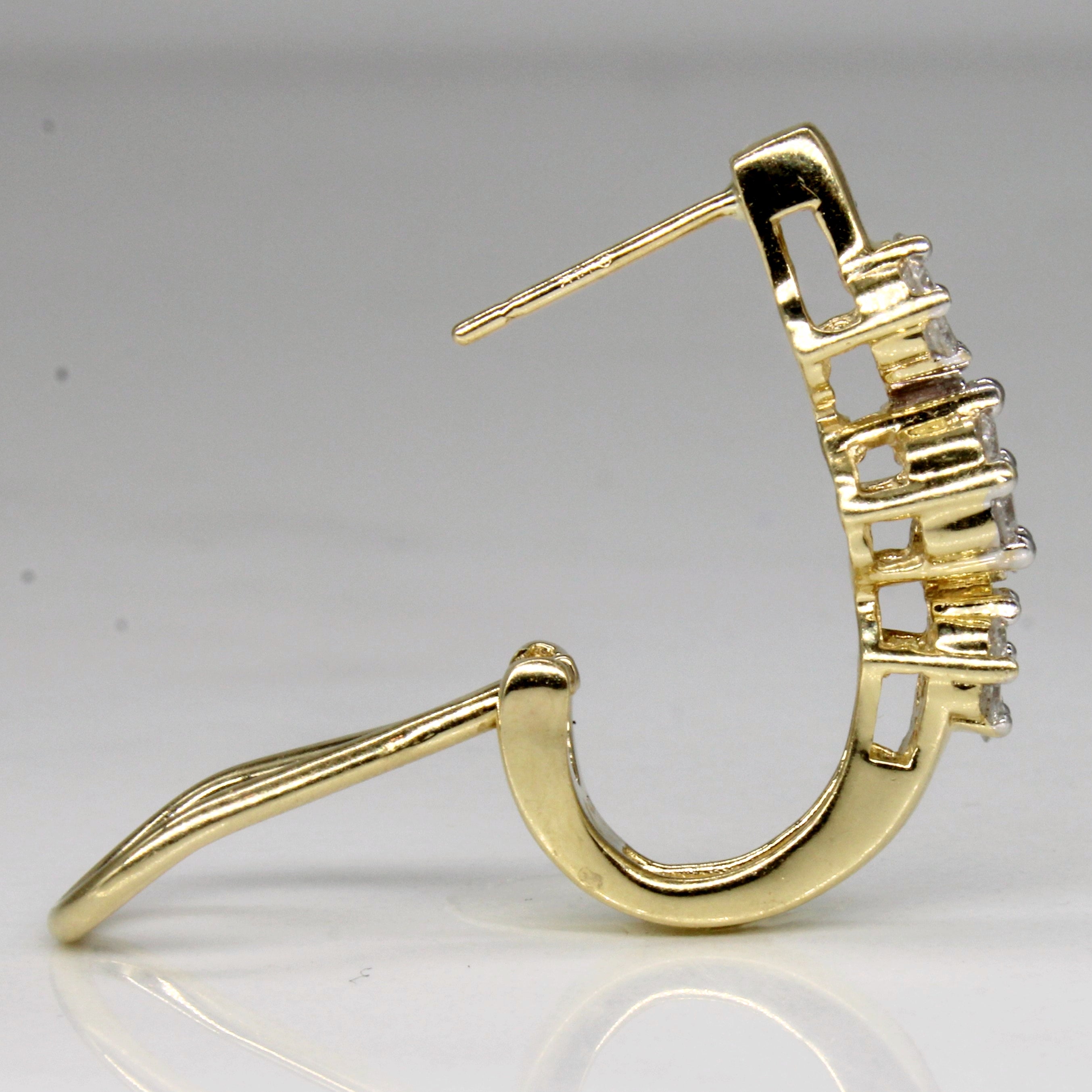 Boucles d'oreilles en diamants | 0,80 ct |