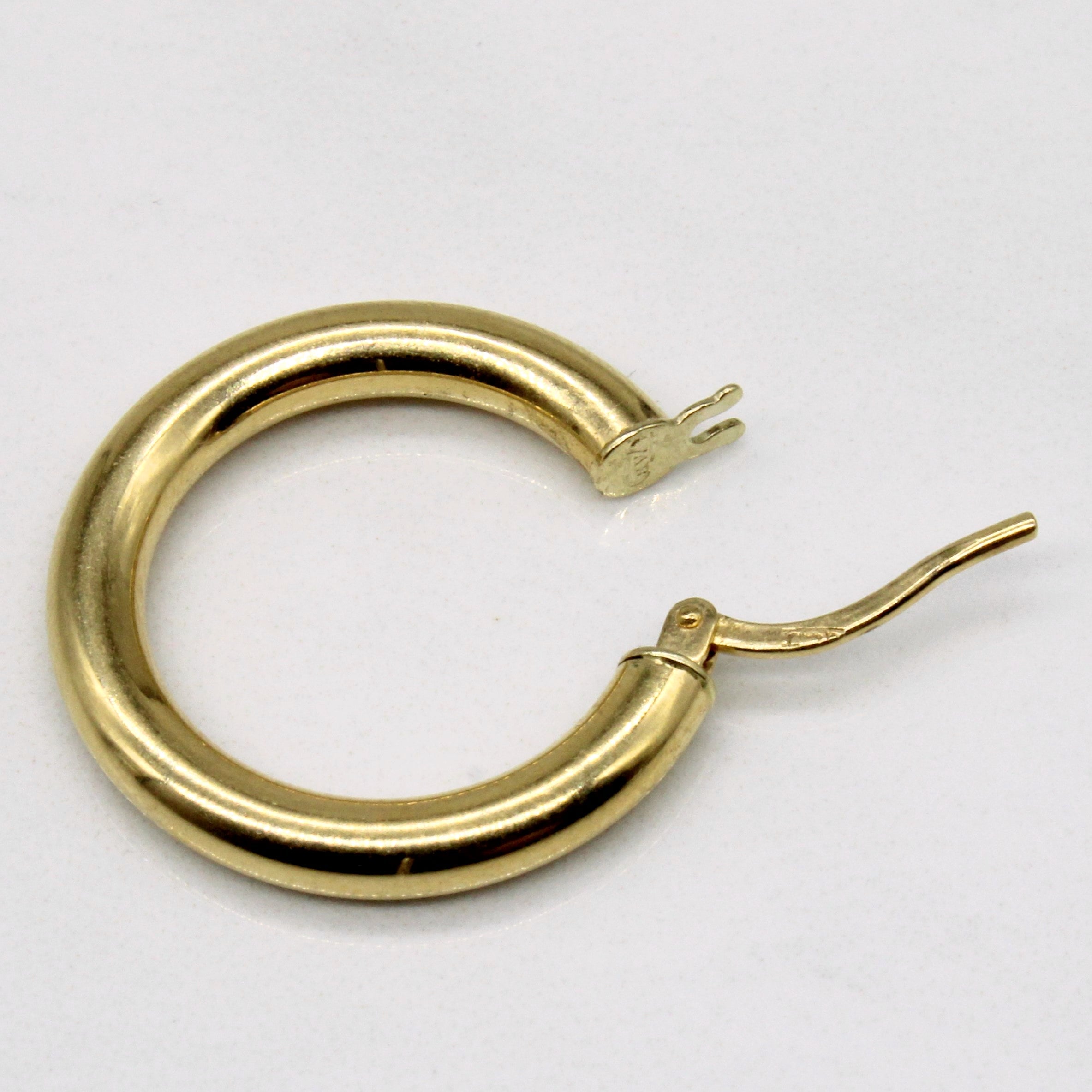 10k Yellow Gold Hoop Earrings