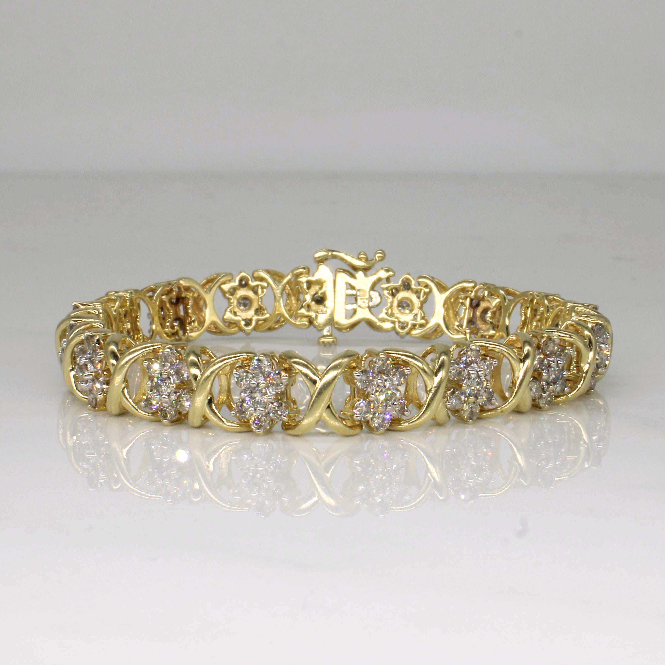 Diamond Bracelet | 2.50ctw | 7.5" |