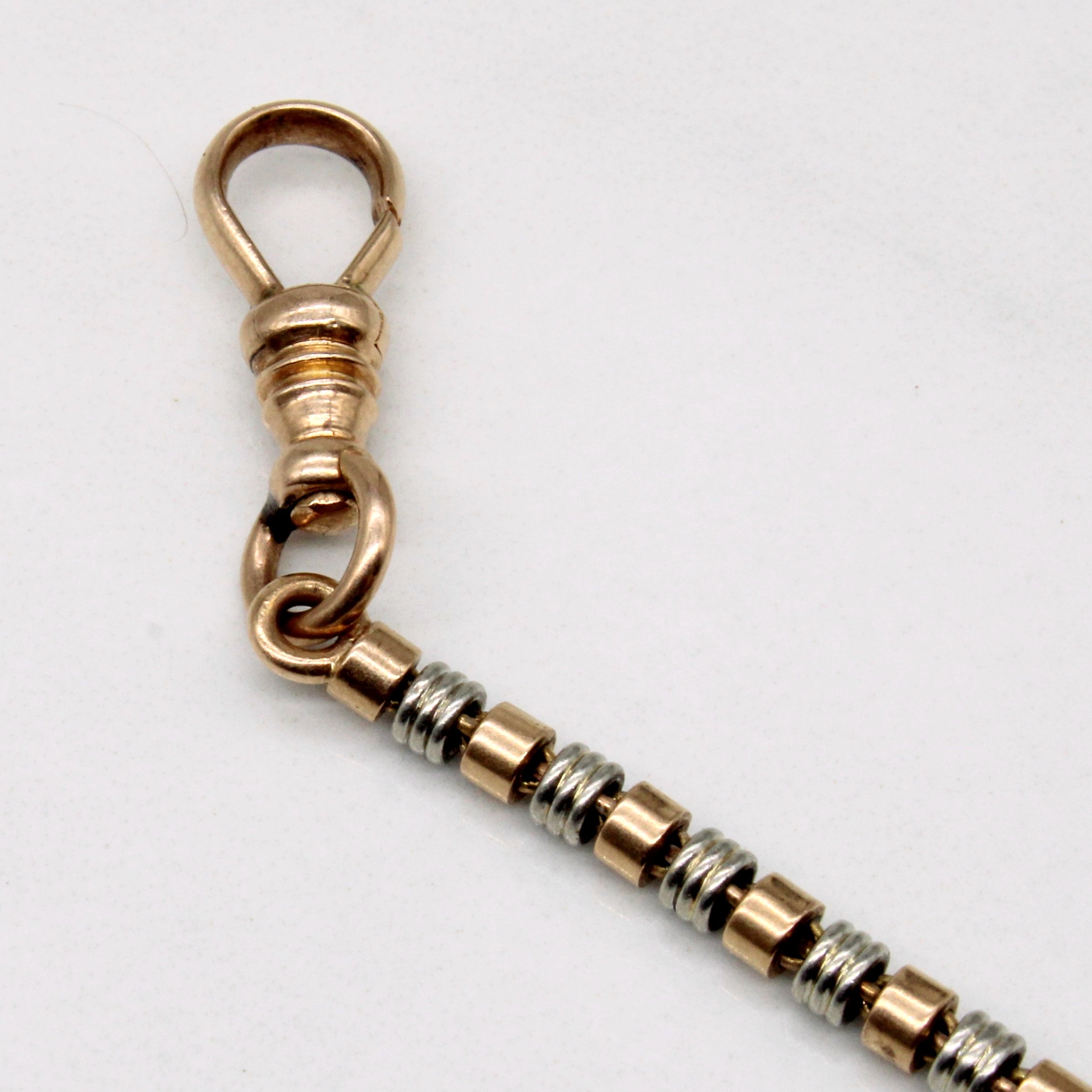 14k Two Tone Gold Sphere Charm