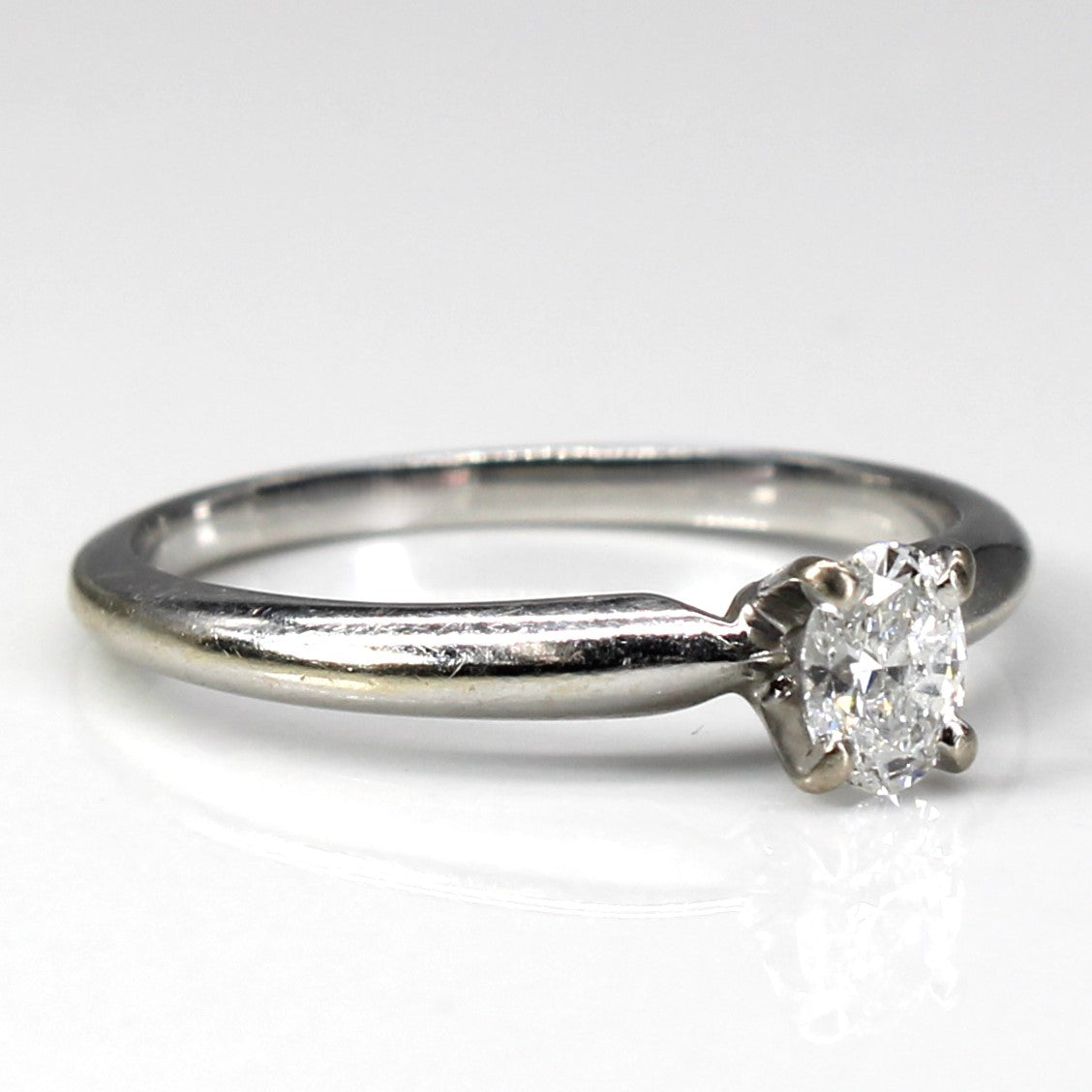 Solitaire Oval Diamond Ring | 0.30ct | SZ 6.75 |