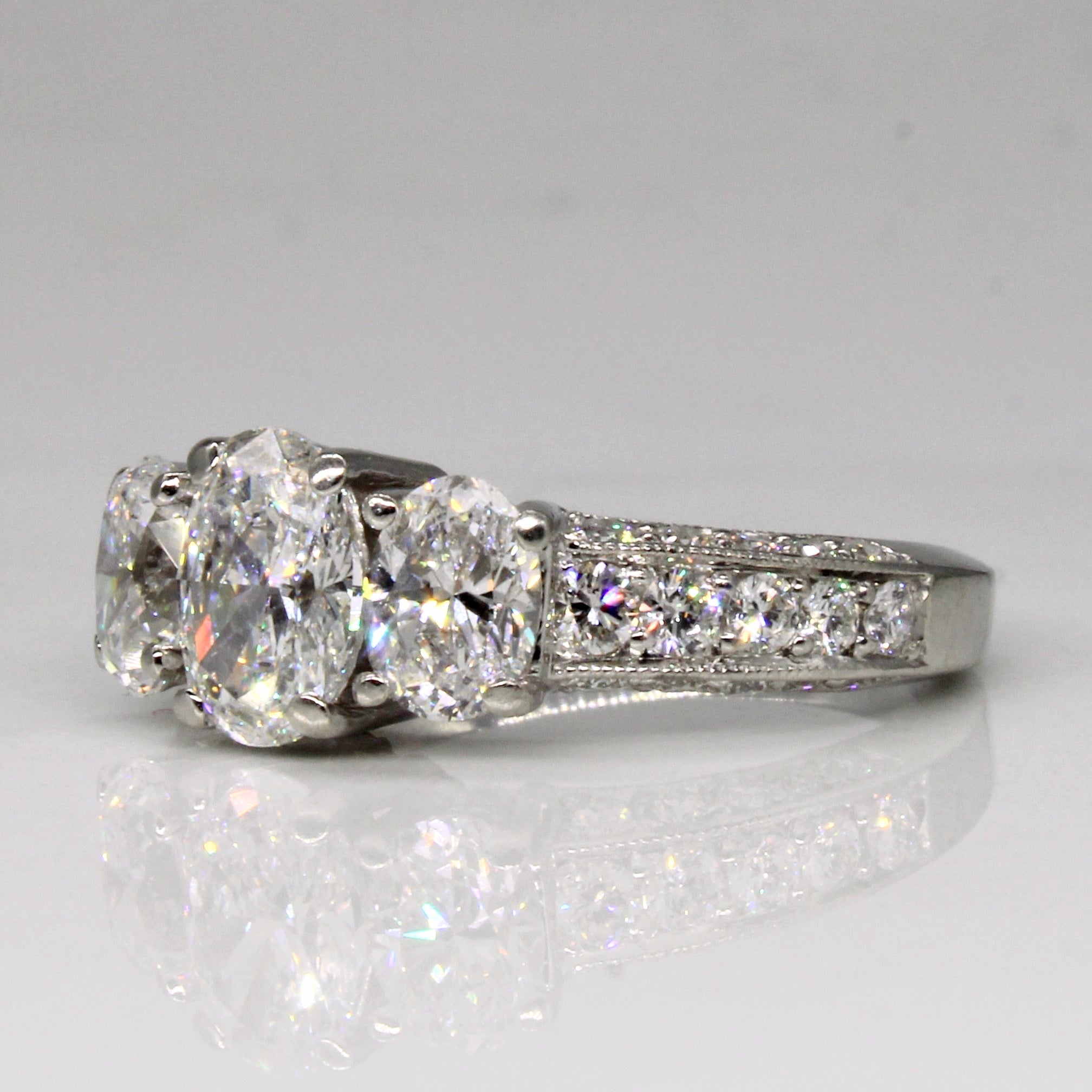Diamond Engagement Ring | 2.25ctw | SZ 6.75 |