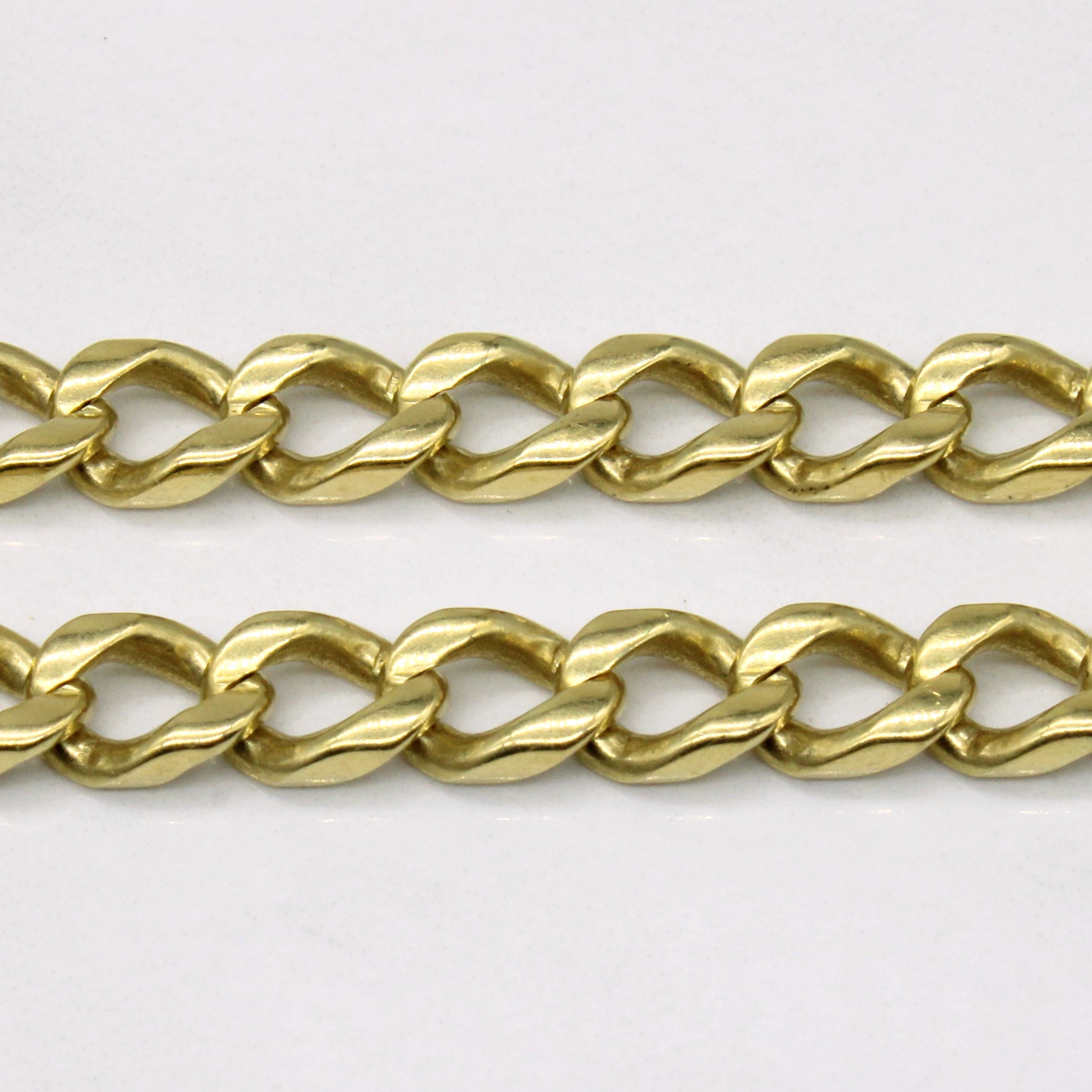 18k Yellow Gold Curb Link Chain | 22" |