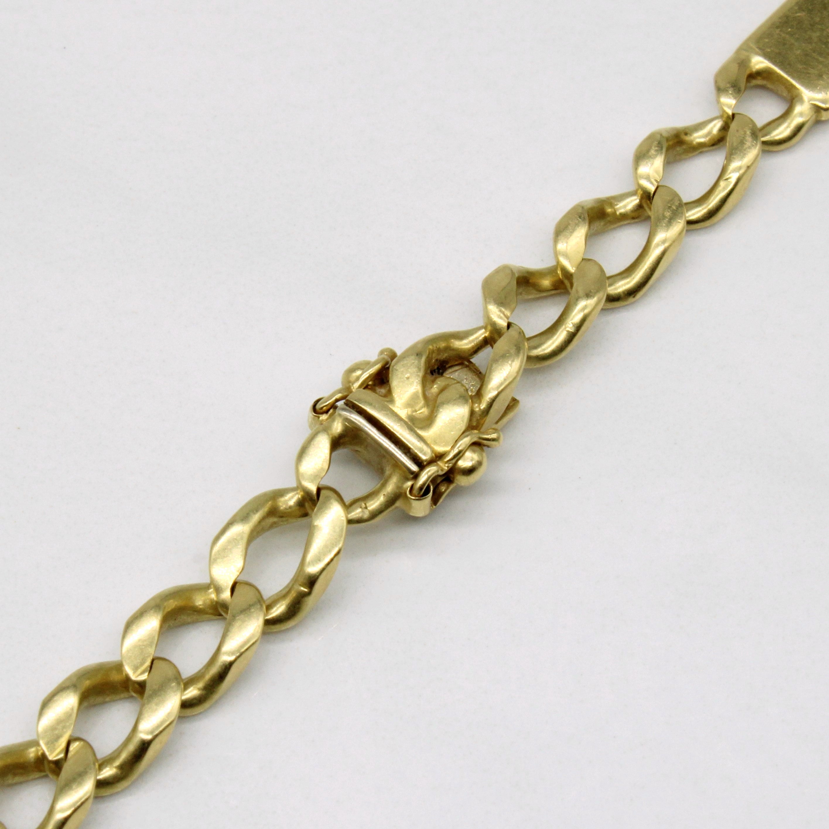 18k Yellow Gold Curb Link Chain | 22" |