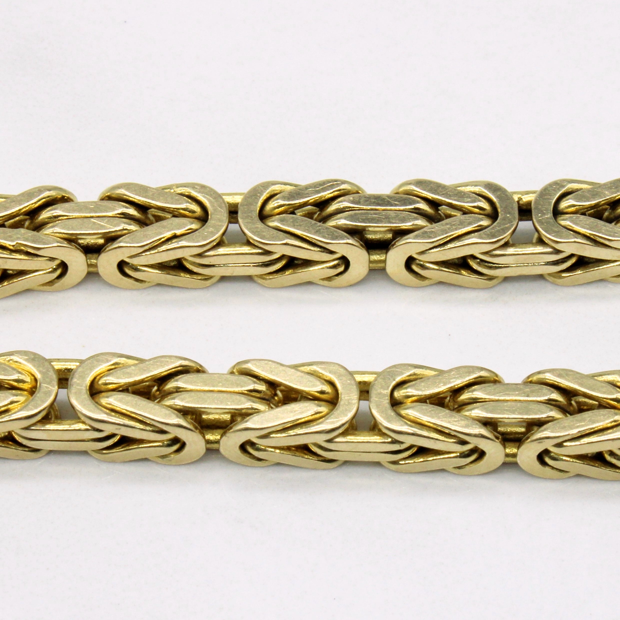 14k Yellow Gold Byzantine Link Bracelet | 8.25" |