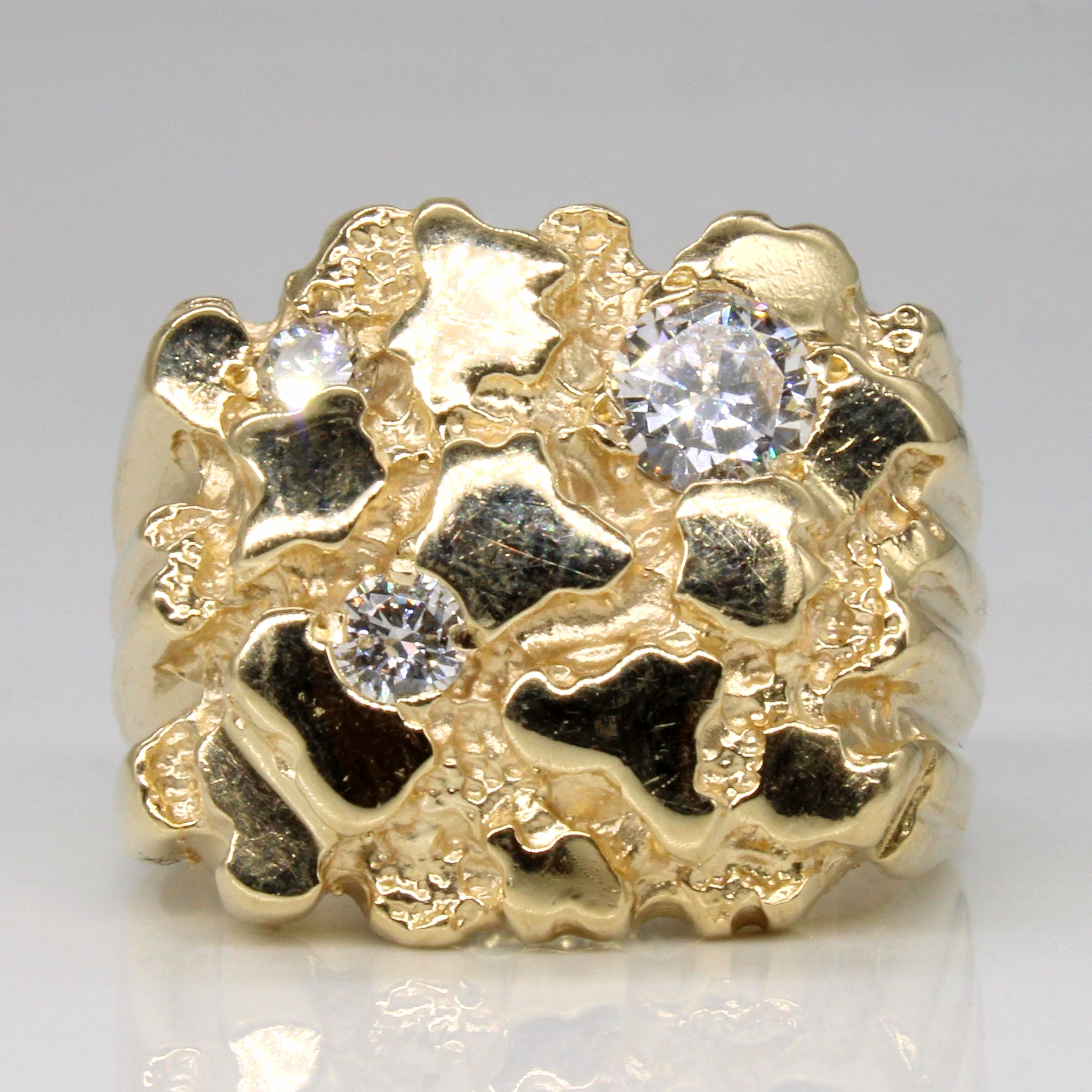 Abstract Diamond Ring | 0.69ctw | SZ 10 |