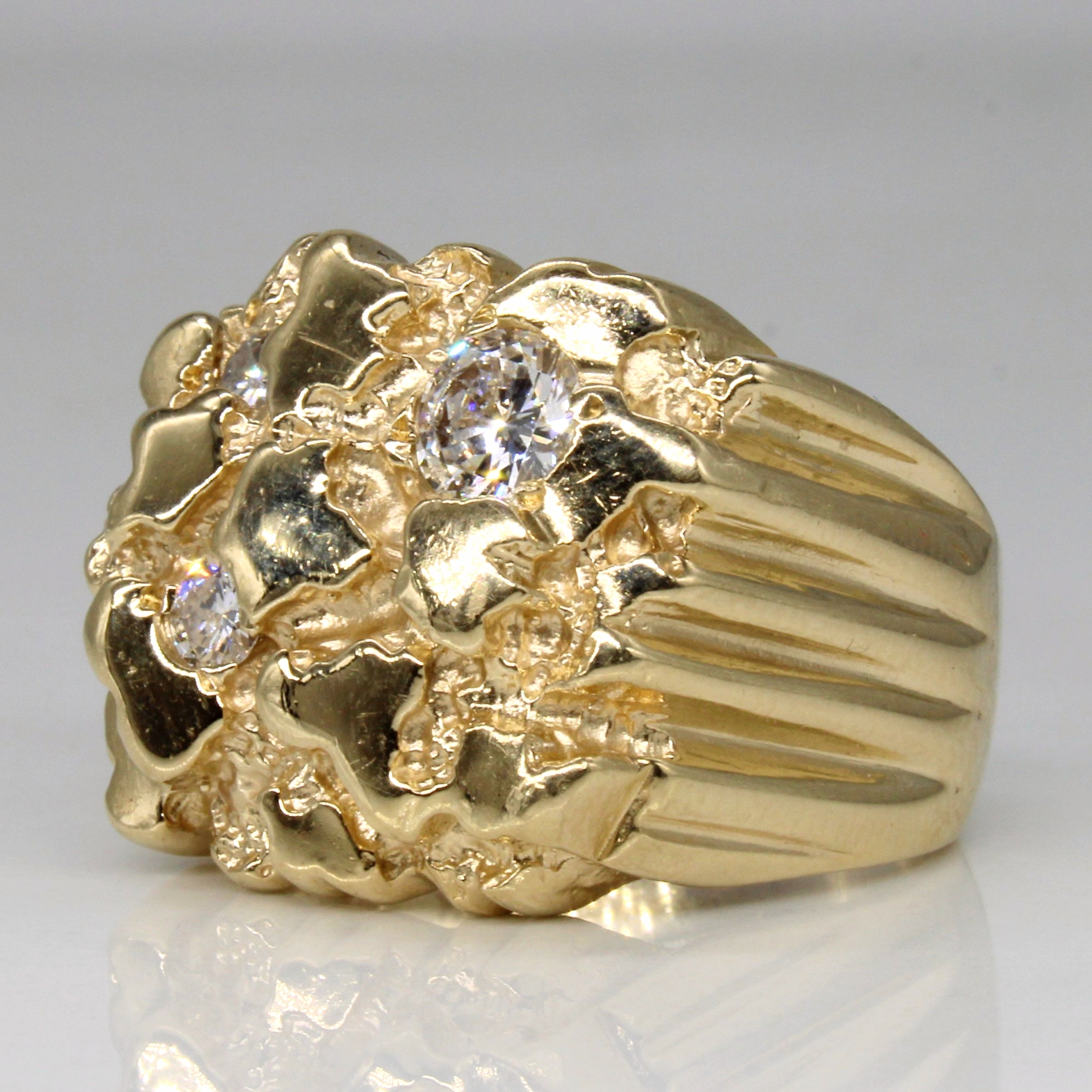 Abstract Diamond Ring | 0.69ctw | SZ 10 |