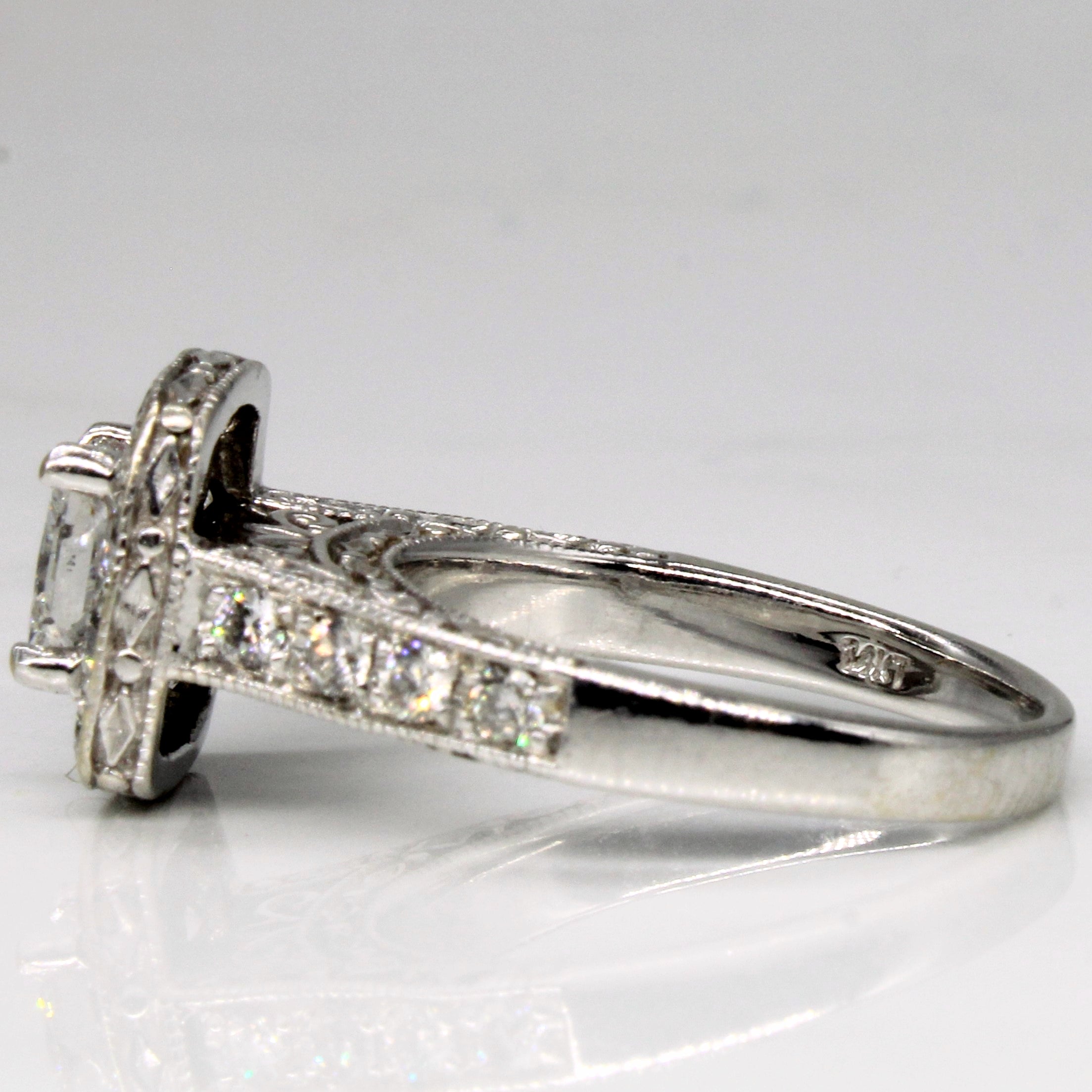 High Set Diamond Engagement Ring | 1.63ctw | SZ 5.75 |