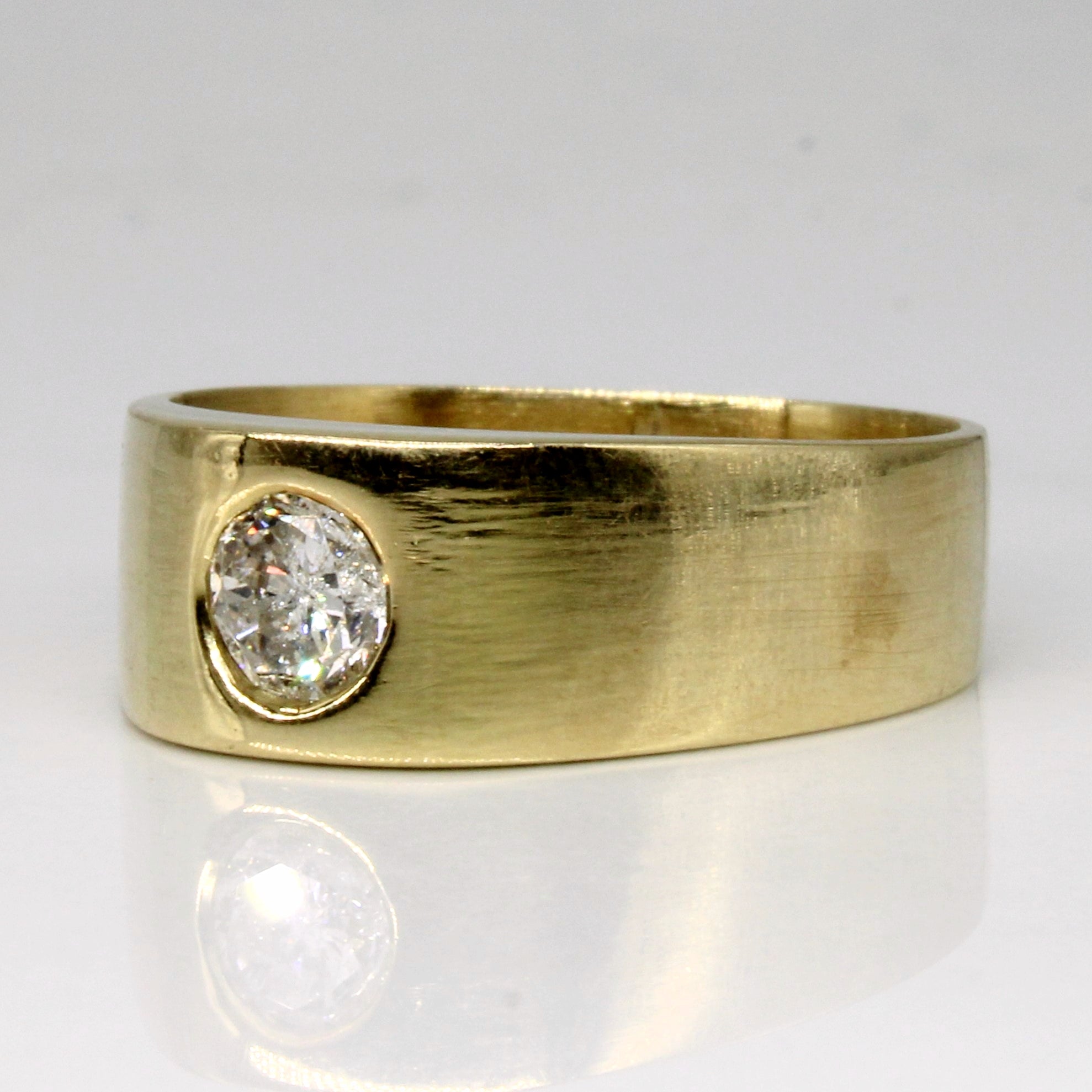 Flush Set Diamond Engagement Ring | 0.50ct | SZ 10 |