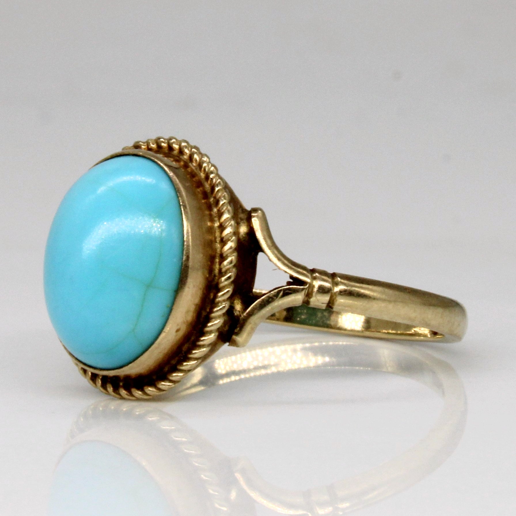 Birmingham 1979 Turquoise Ring | 2.55ct | SZ 6.5 |