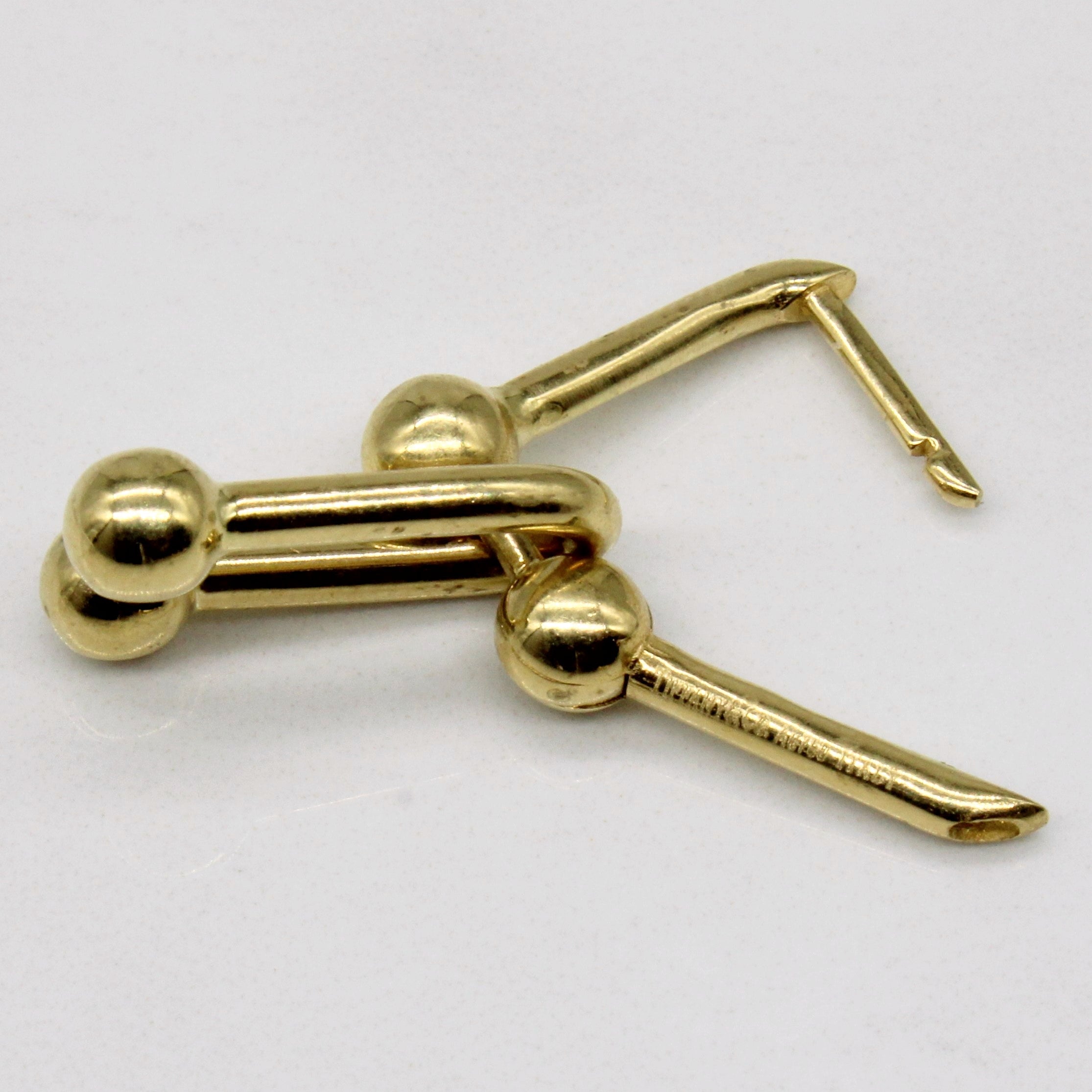 Tiffany Inspired' 18k Yellow Gold Earrings