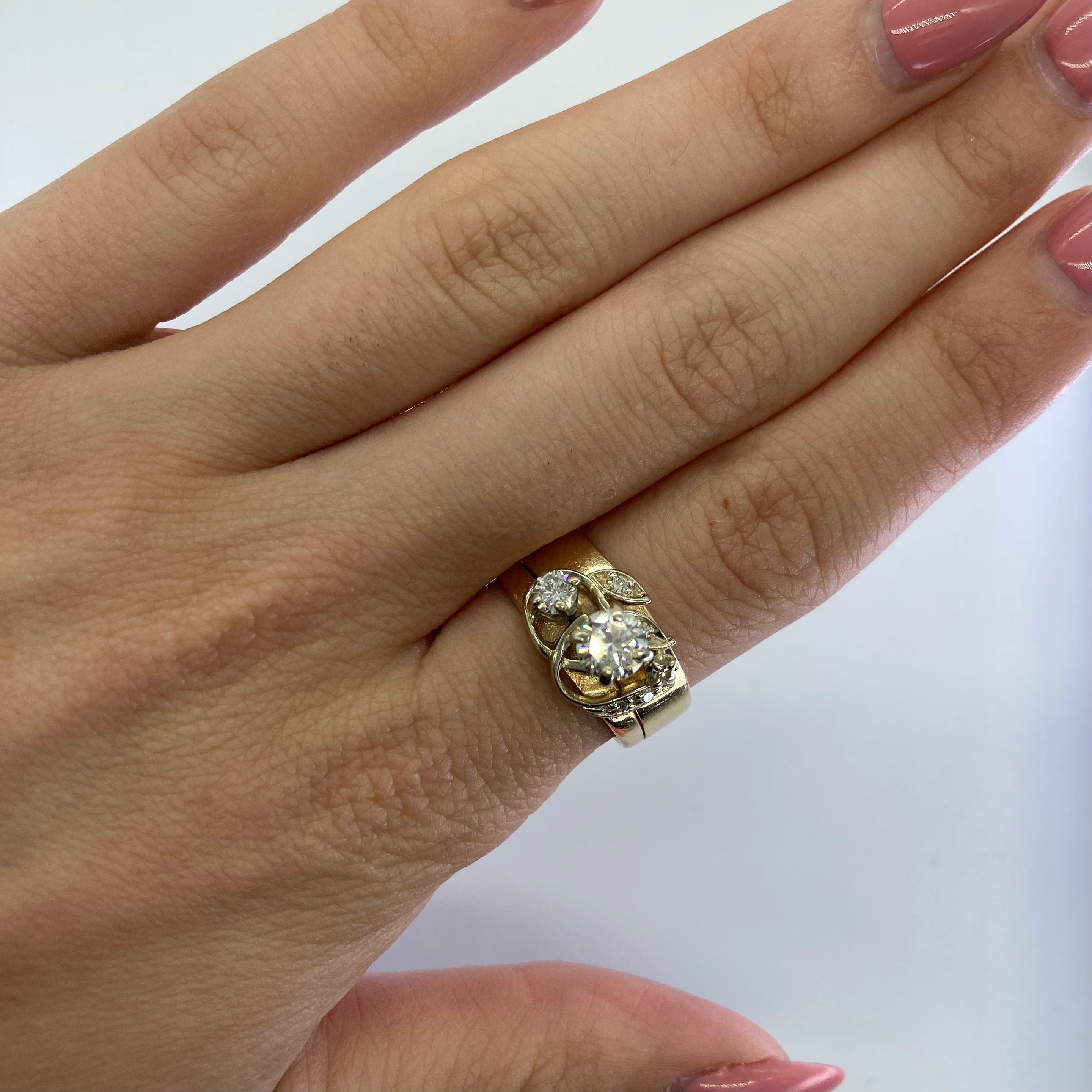 High Set Diamond Ring | 0.78ctw | SZ 8.25 |