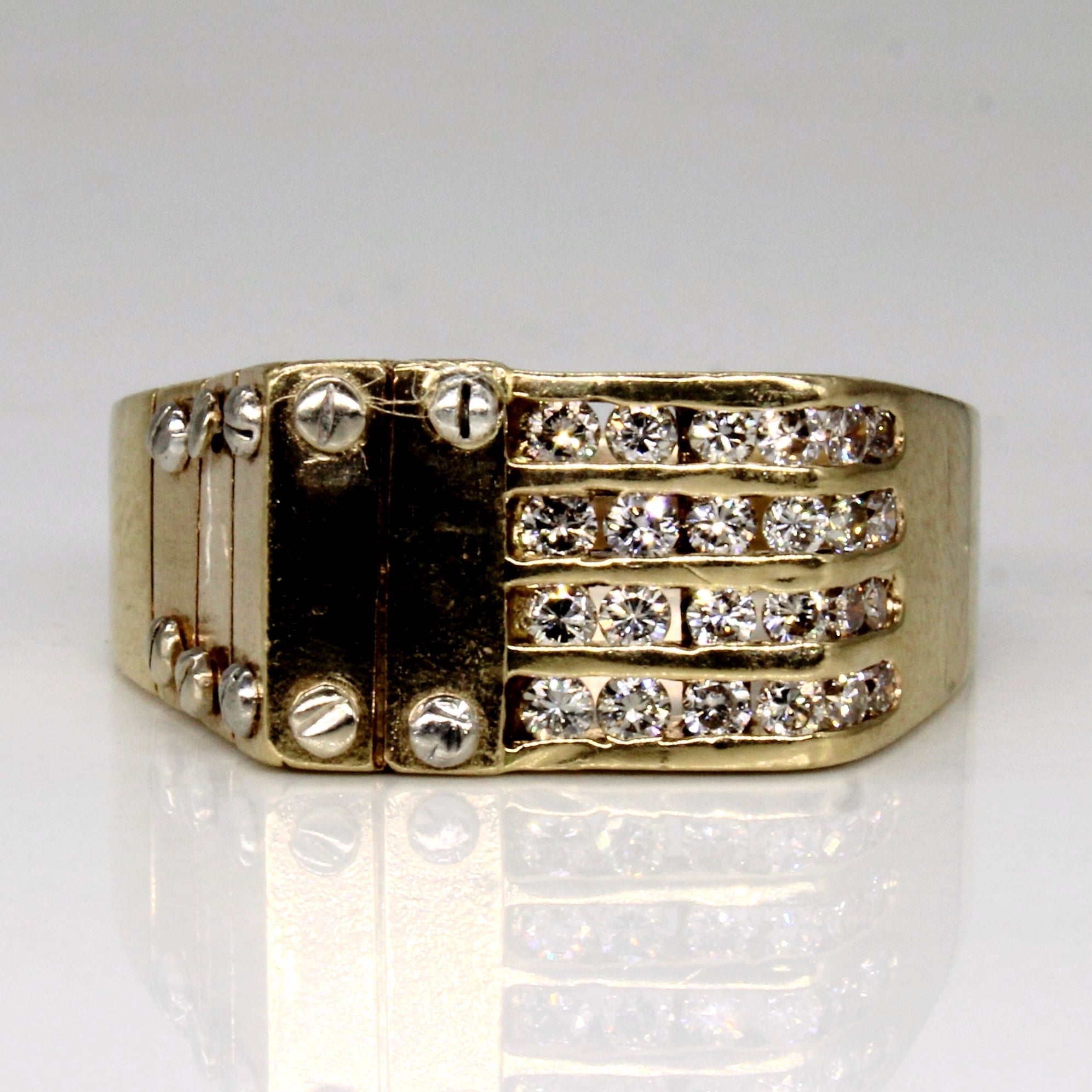 Channel Set Diamond Ring | 0.48ctw | SZ 10.25 |