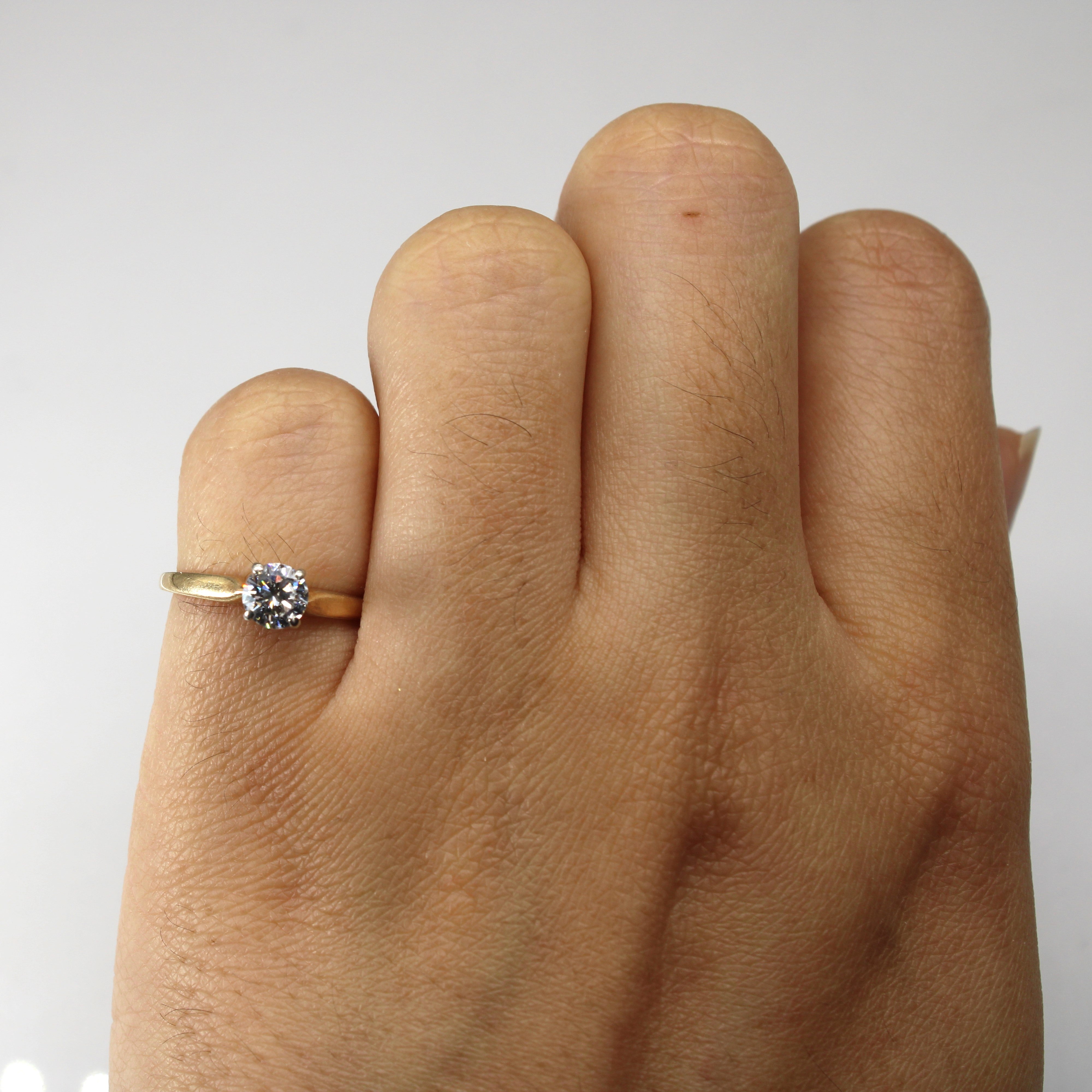 Solitaire Diamond Ring | 0.45ct | SZ 4 |