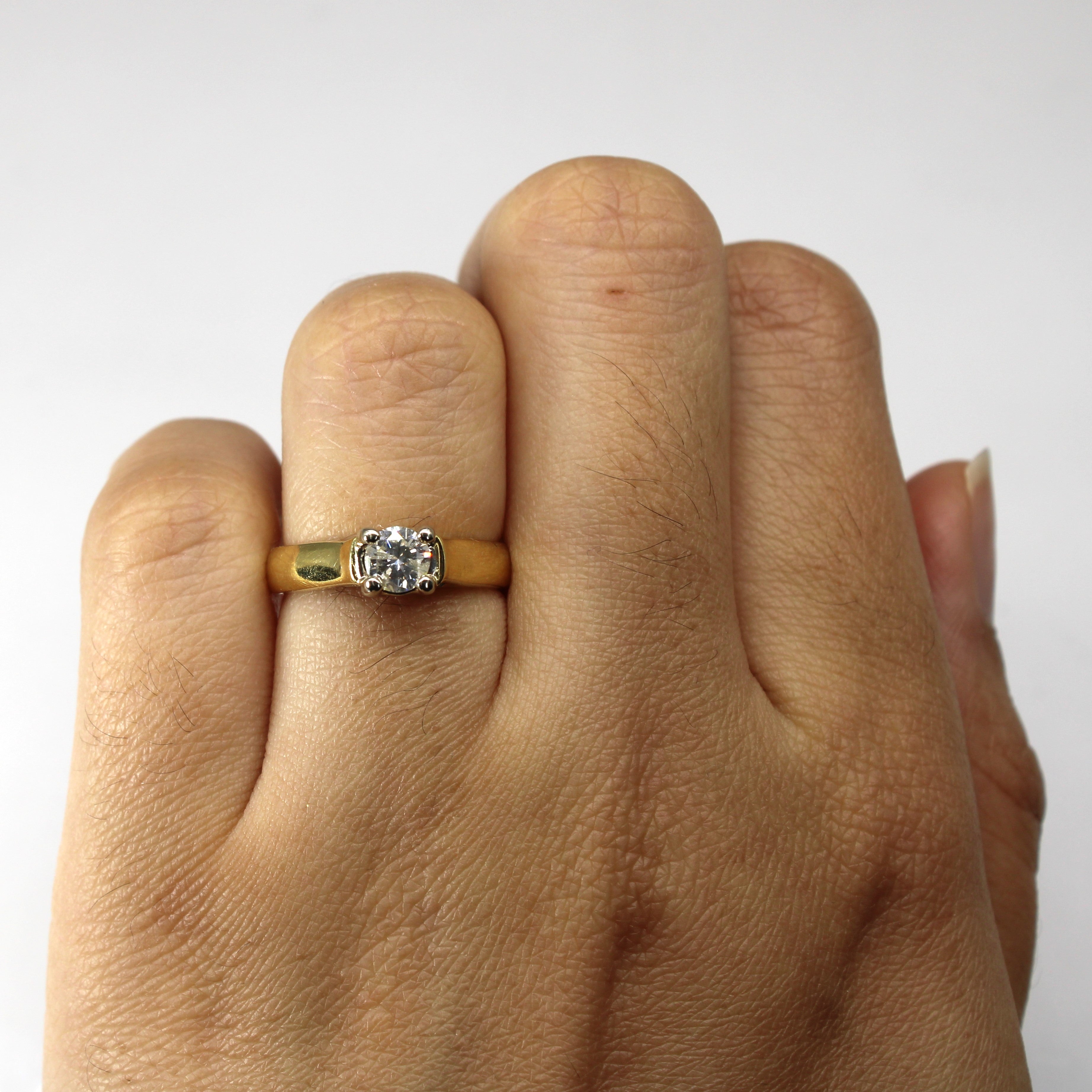 Prong Set Diamond Ring | 0.39ct | SZ 5 |