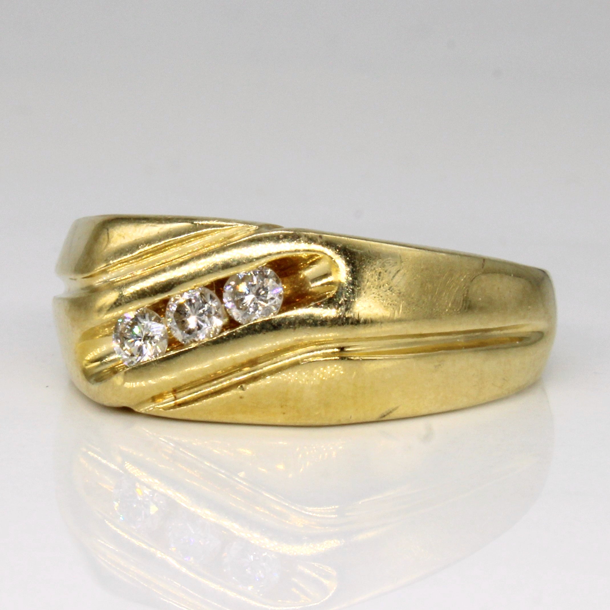 Diamond Waterfall Ring | 0.25ctw | SZ 10.75 |