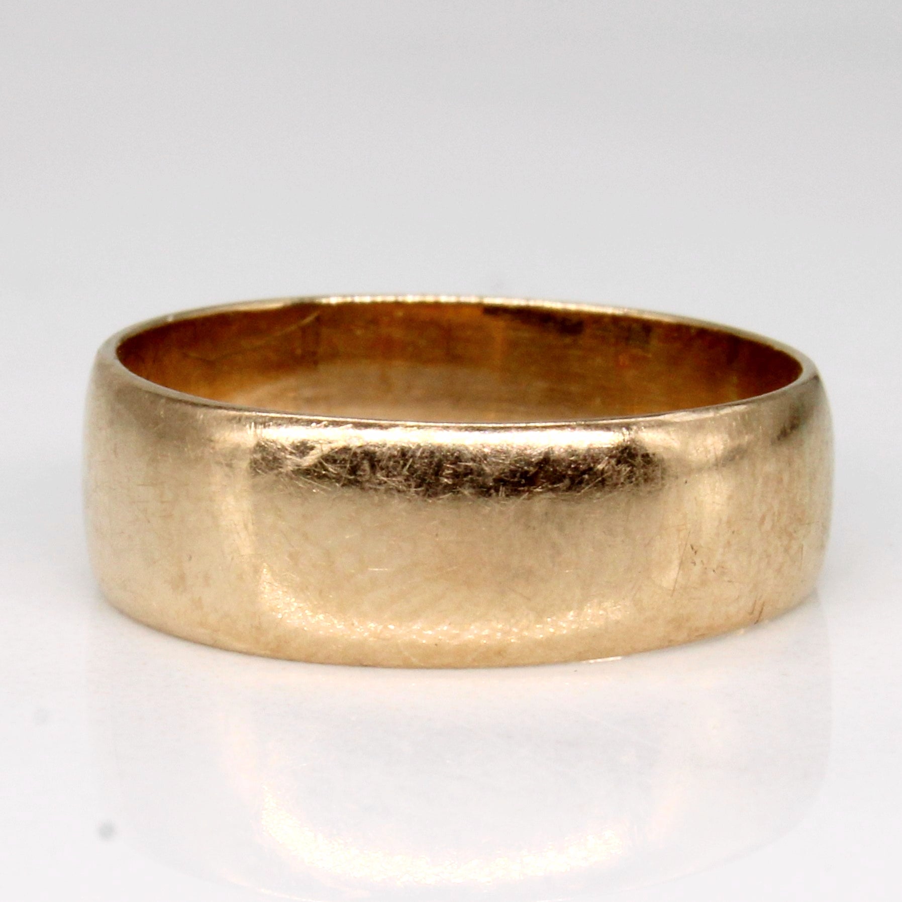 Vintage Pseudo Hallmarked 10k Yellow Gold Band | SZ 4.5 |