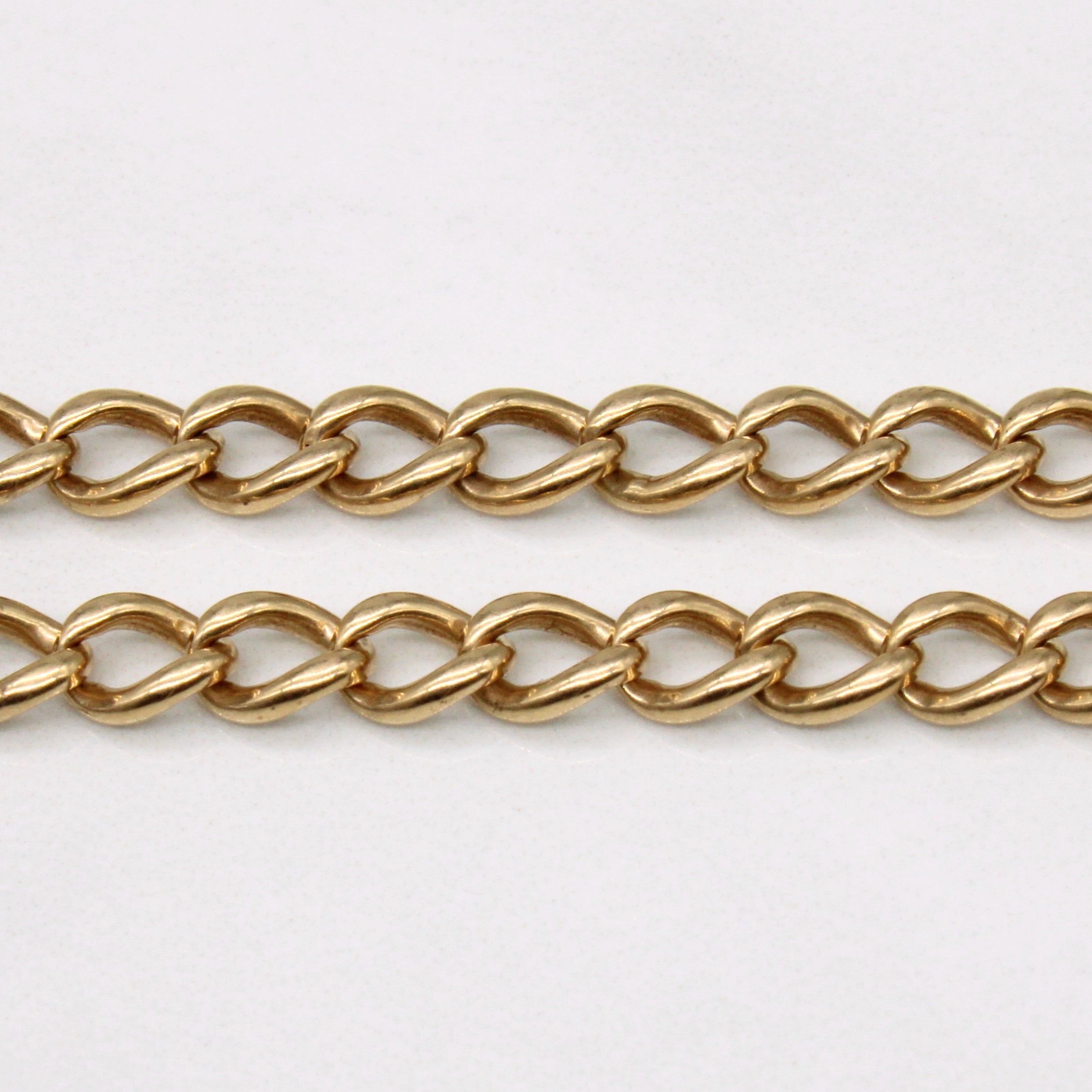 14k Gold & Sterling Silver Watch Chain | 16" |