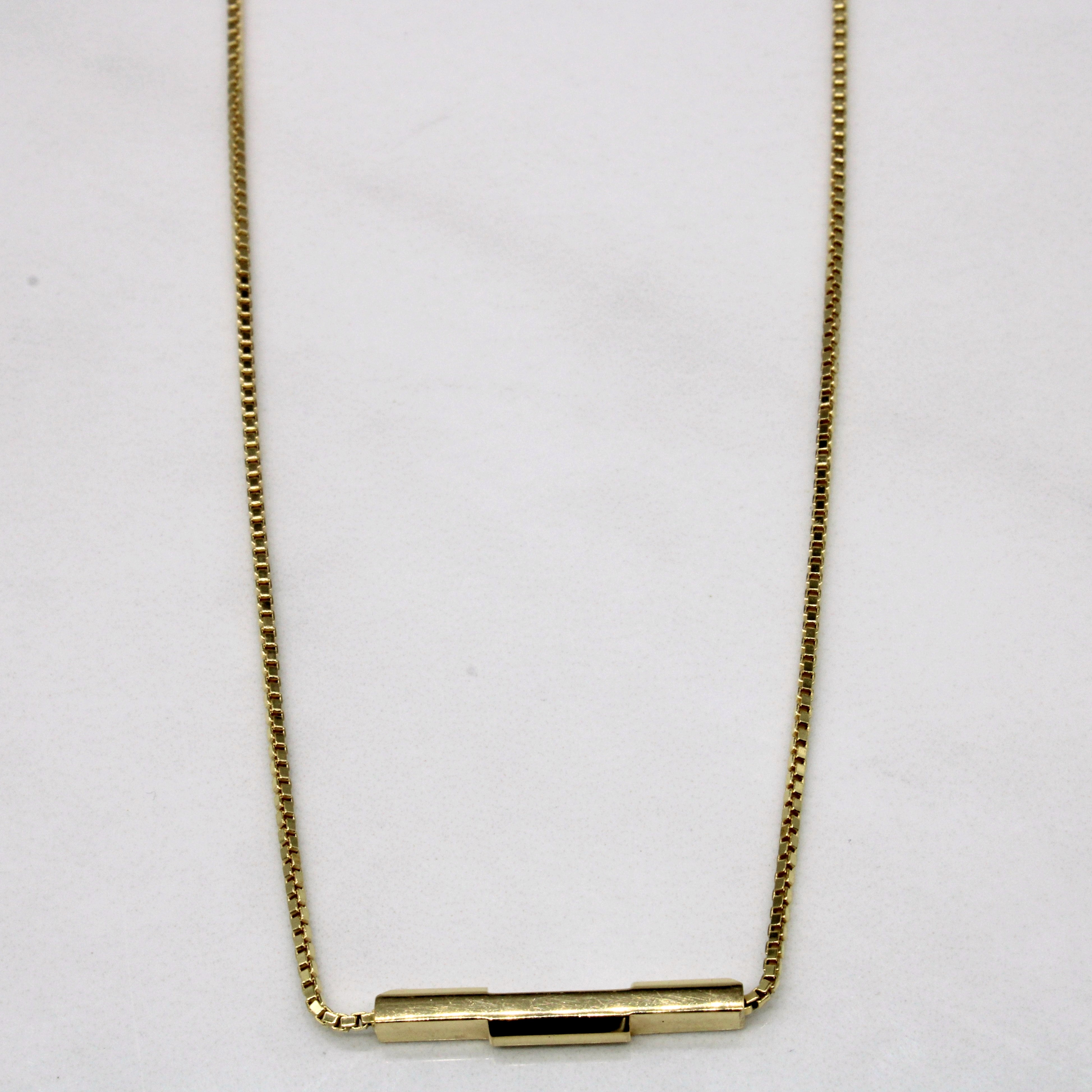 Gucci' 18k Yellow Gold Necklace | 16" |