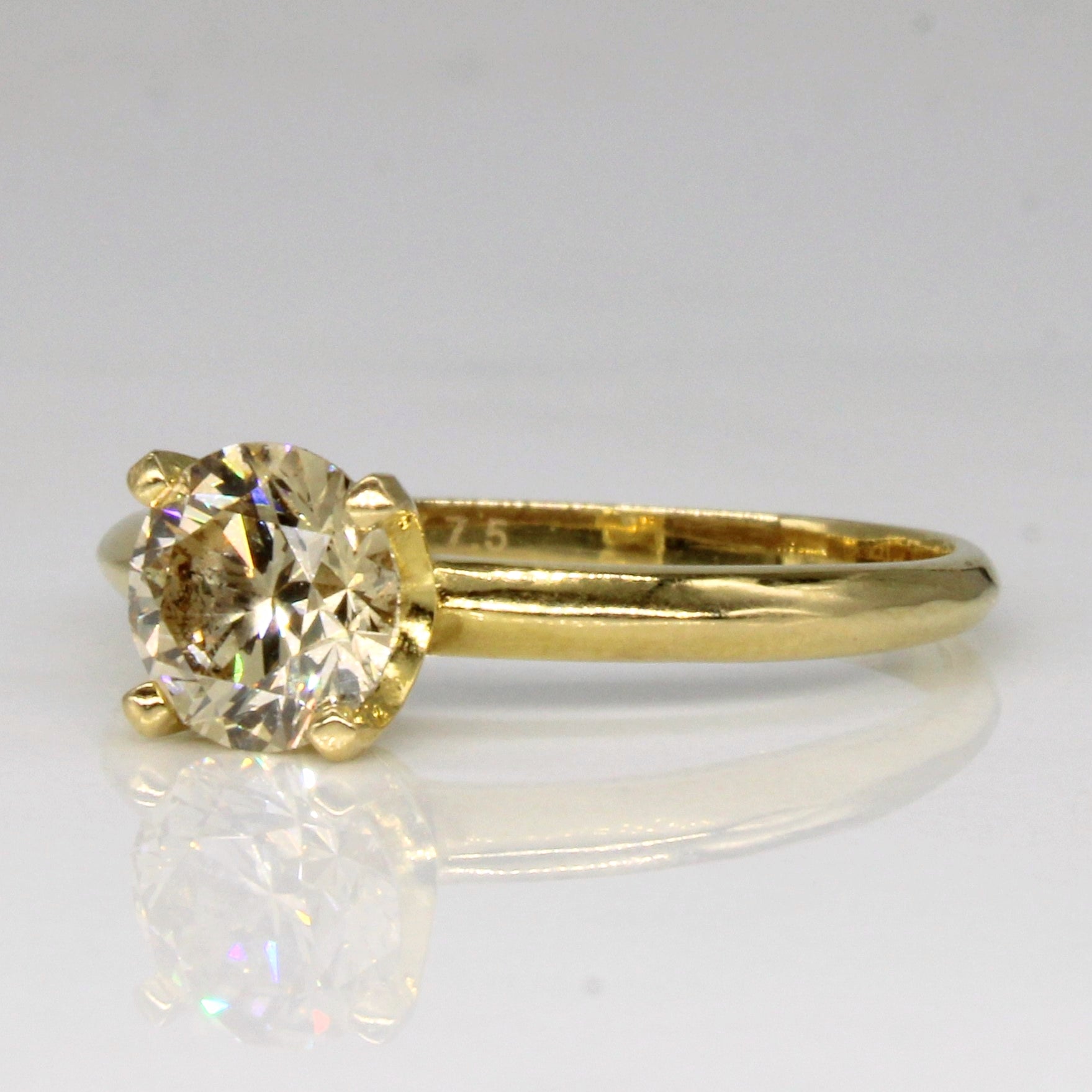 Bague de fiançailles en diamant | 1,00 ct | Taille 6,75 |