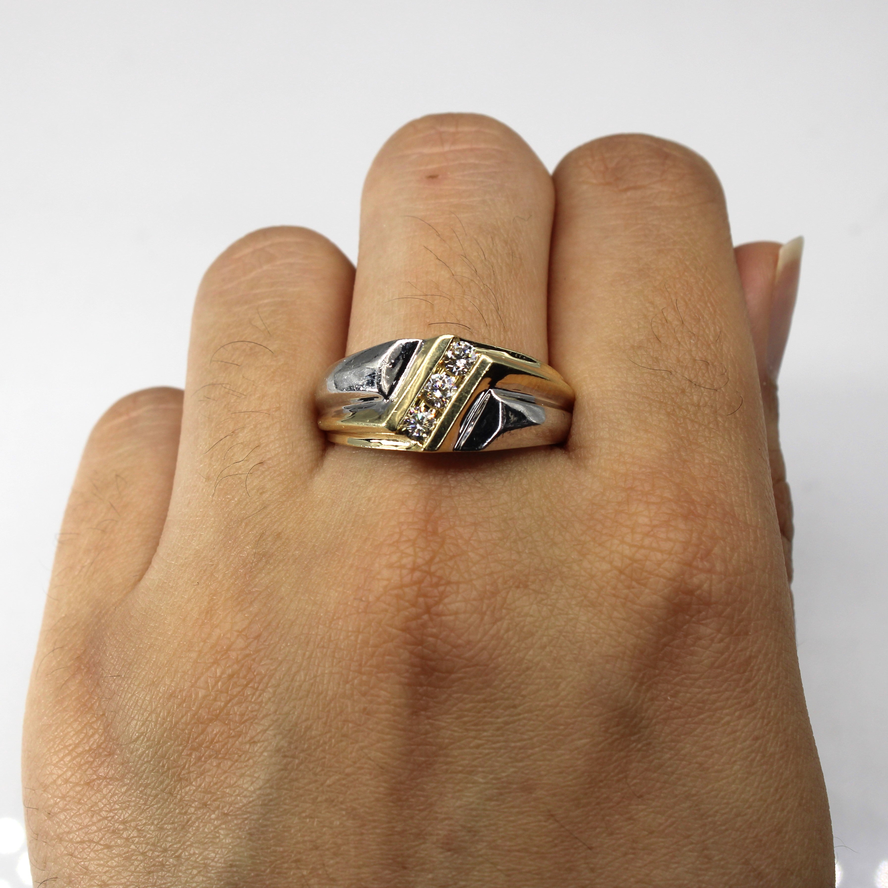 Channel Set Diamond Ring | 0.39ctw | SZ 10.25 |