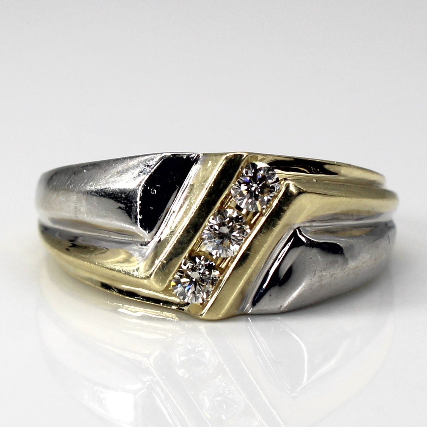 Channel Set Diamond Ring | 0.39ctw | SZ 10.25 |