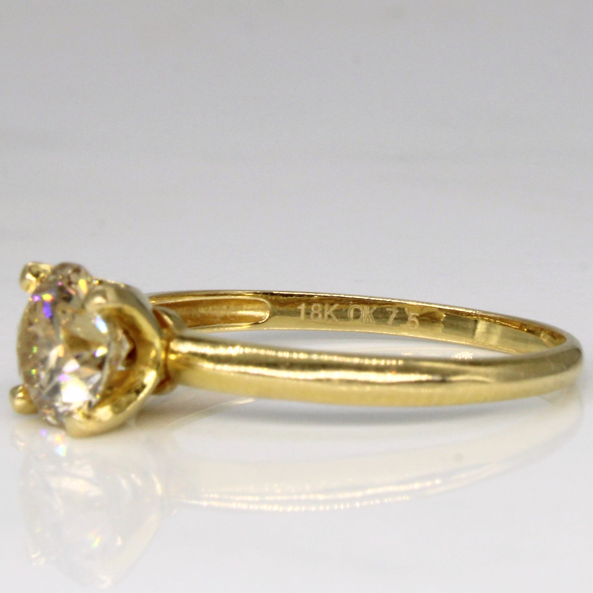 Bague de fiançailles en diamant | 1,00 ct | Taille 6,75 |